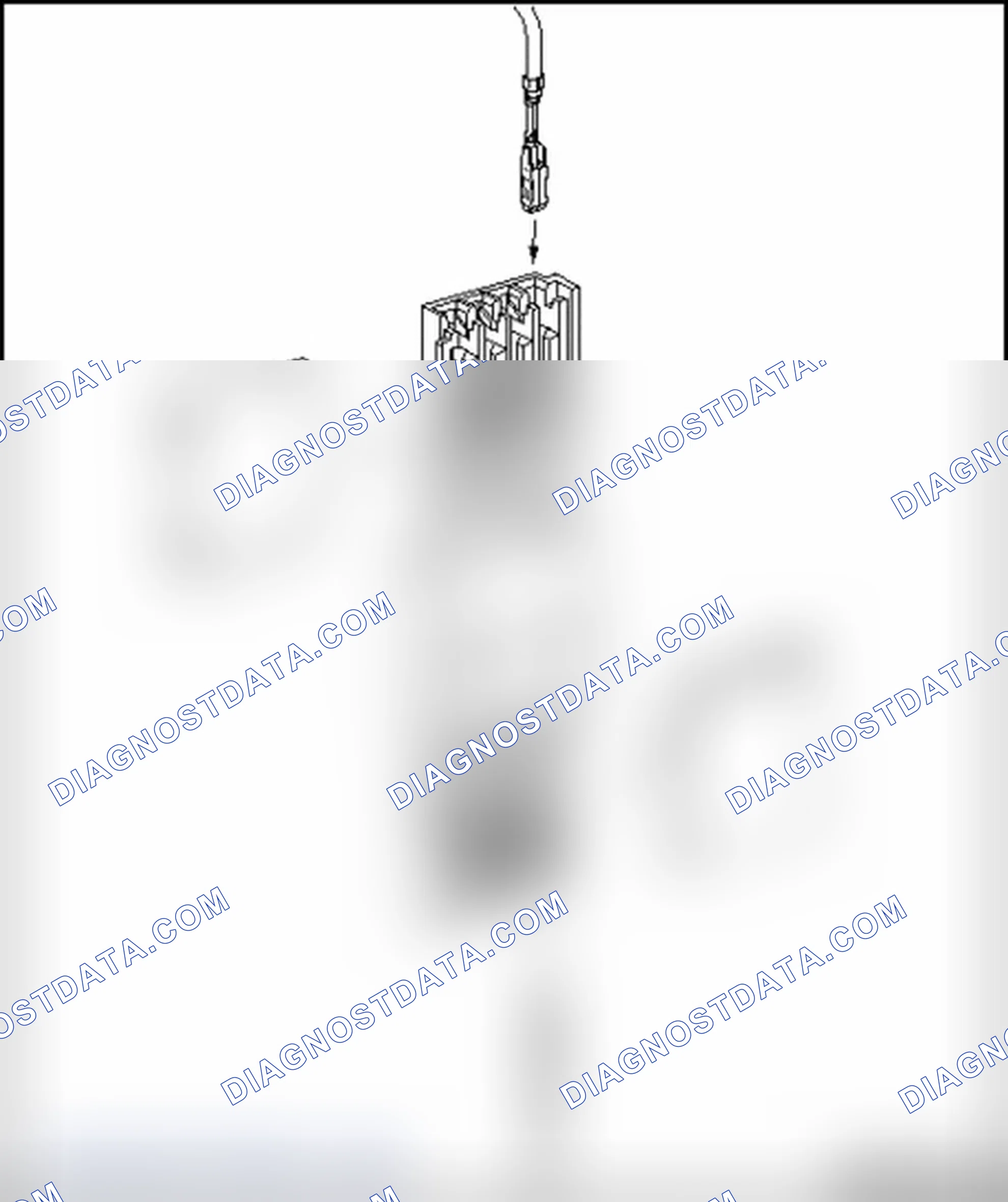 Scheme 478: Terminal Housings with Insulation Displacement Terminal, Repairing
