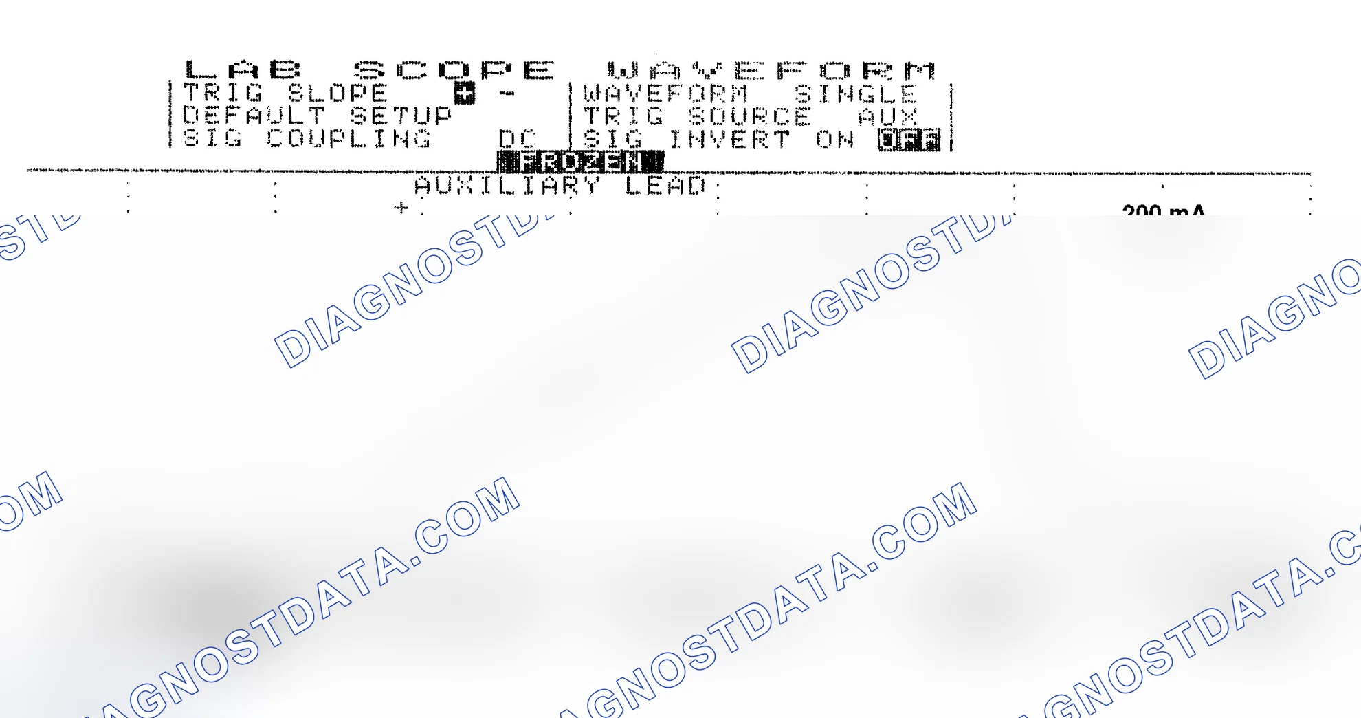 Scheme 13: Single Injector w/Normal Current Flow - Current Pattern
