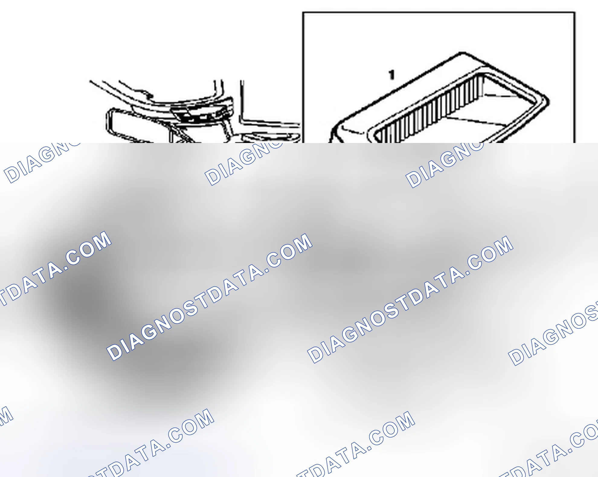 Scheme 74: Rear footwell air outlet, location - GF83.10-P-2110-02A