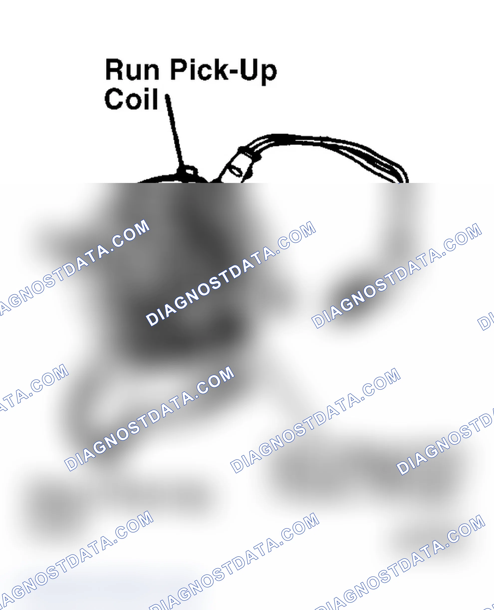 Scheme 301: Location of the "RUN" Pick-Up Coil