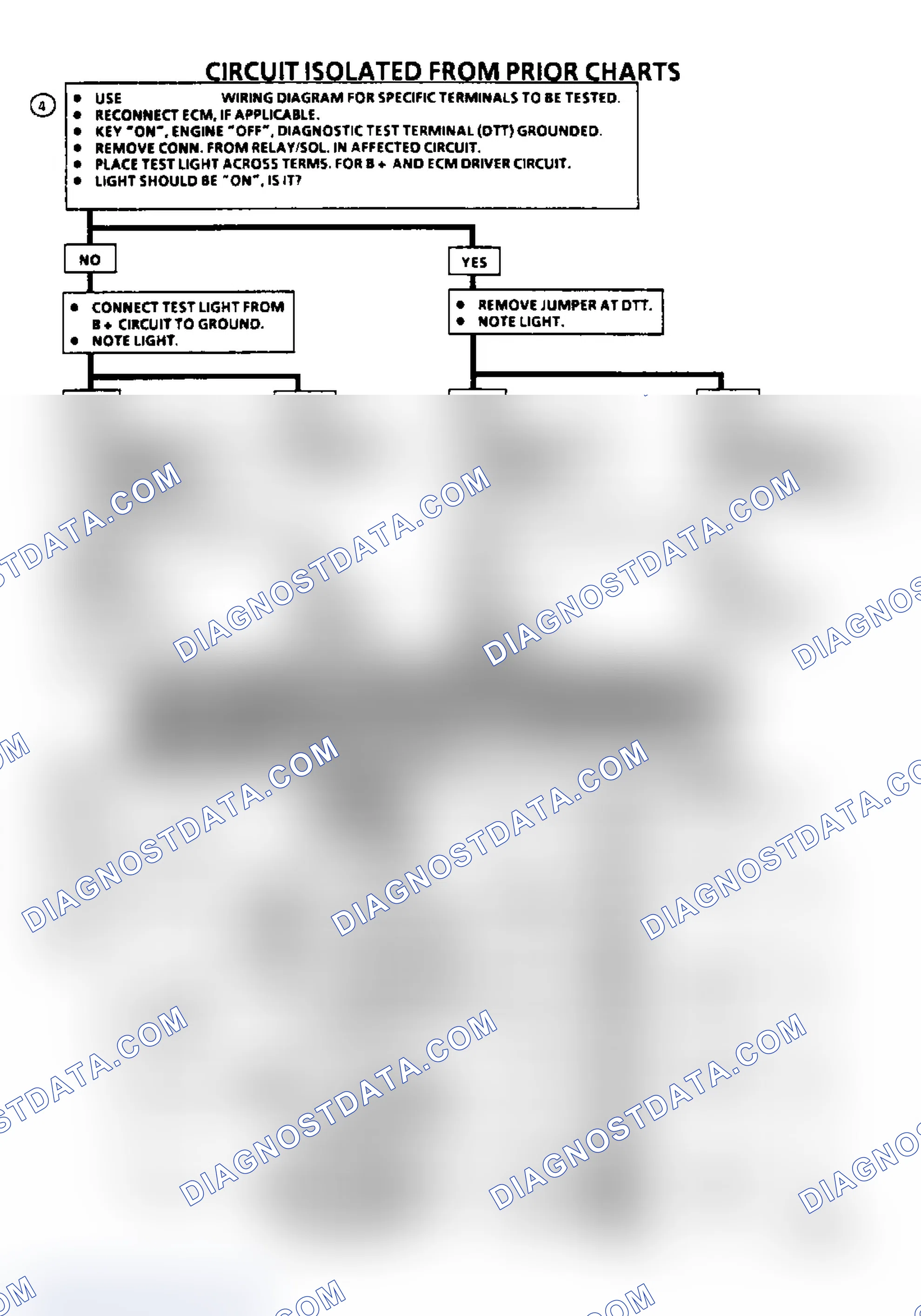 Scheme 291: Code 26: Quad-Driver Circuit Flow Chart (3 of 3) (3.8L)