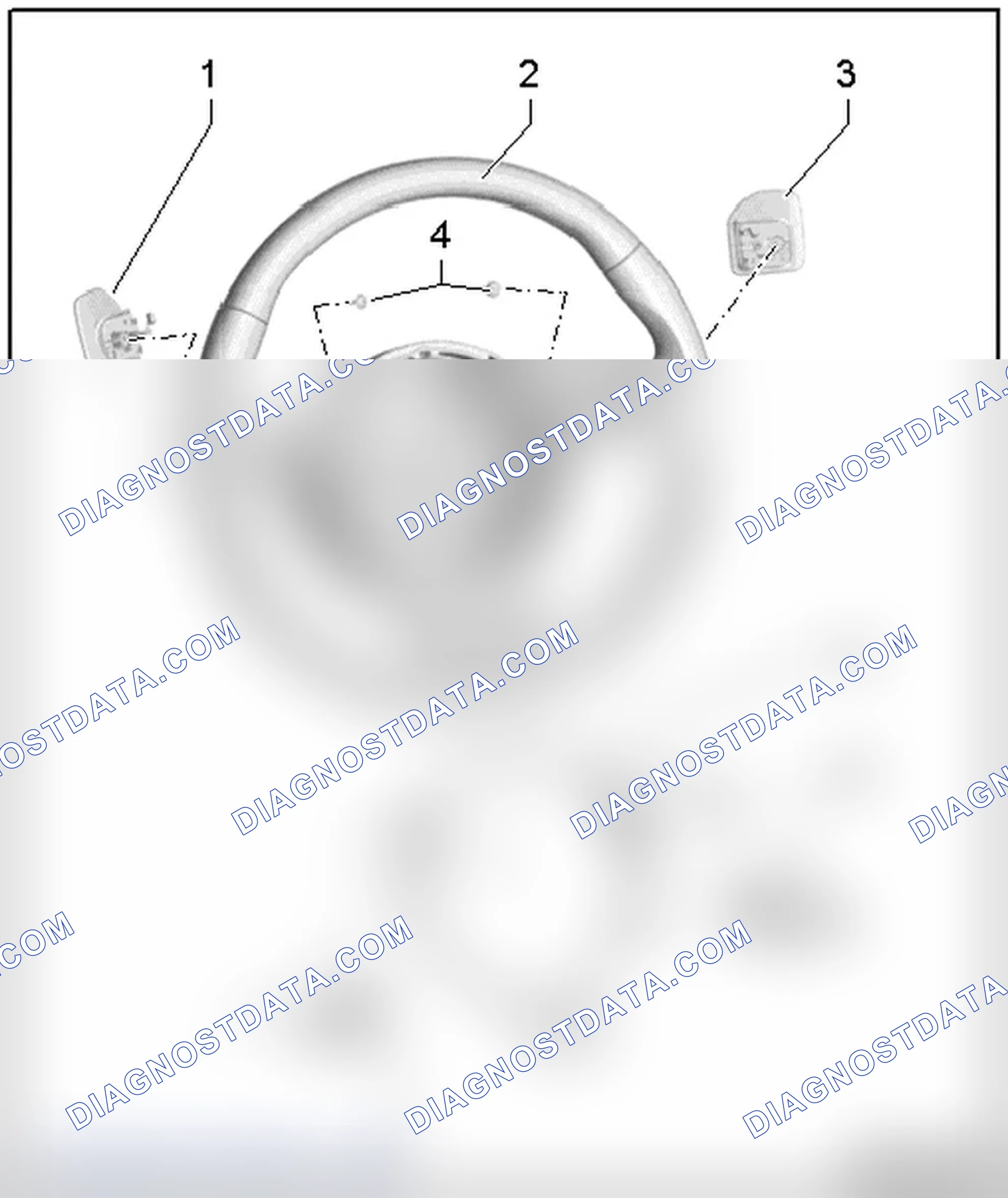 Scheme 52: 3-SPOKE STEERING WHEEL OVERVIEW