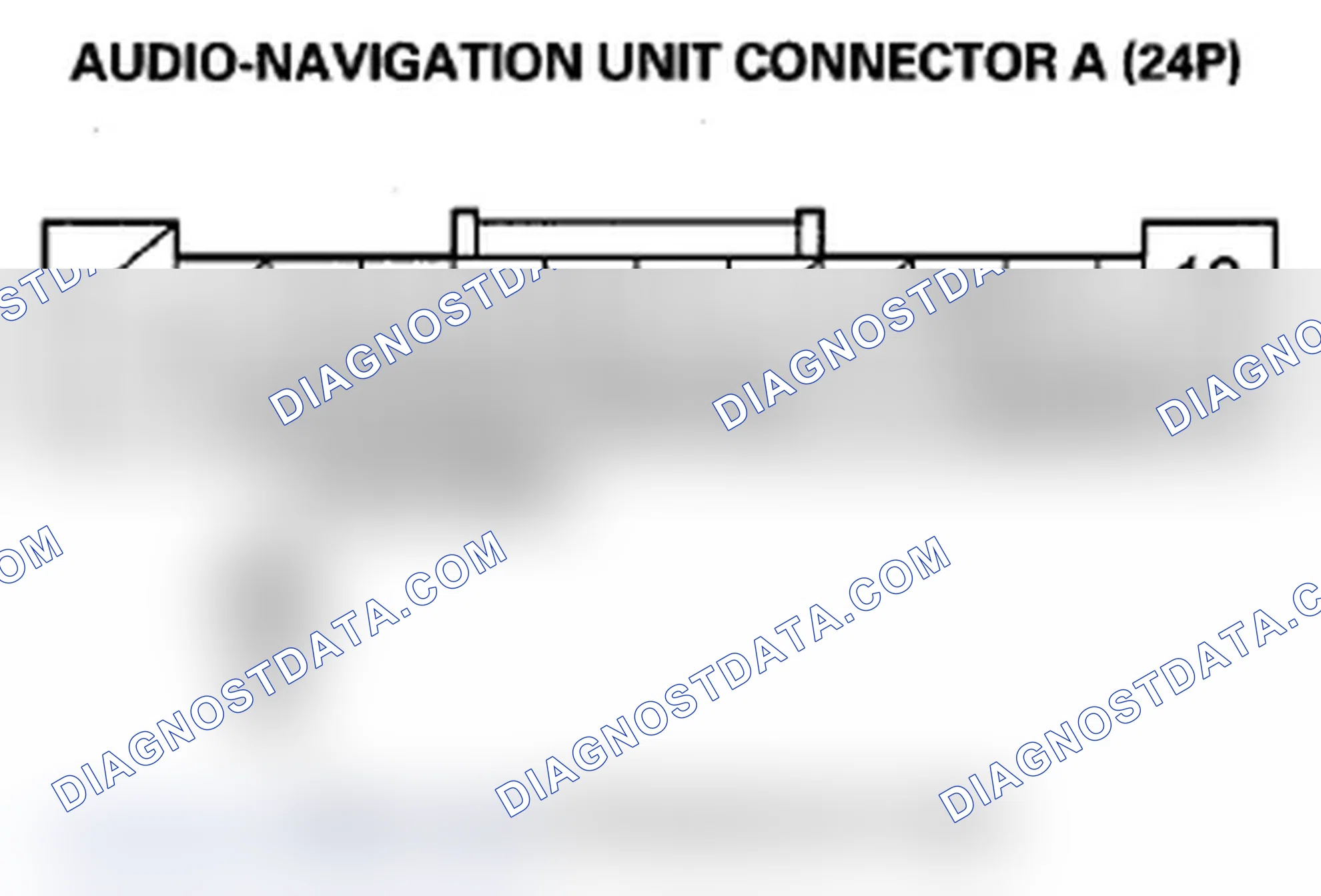 Scheme 489: Navigation display stays on with the ignition switch in LOCK (0), or in the OFF mode