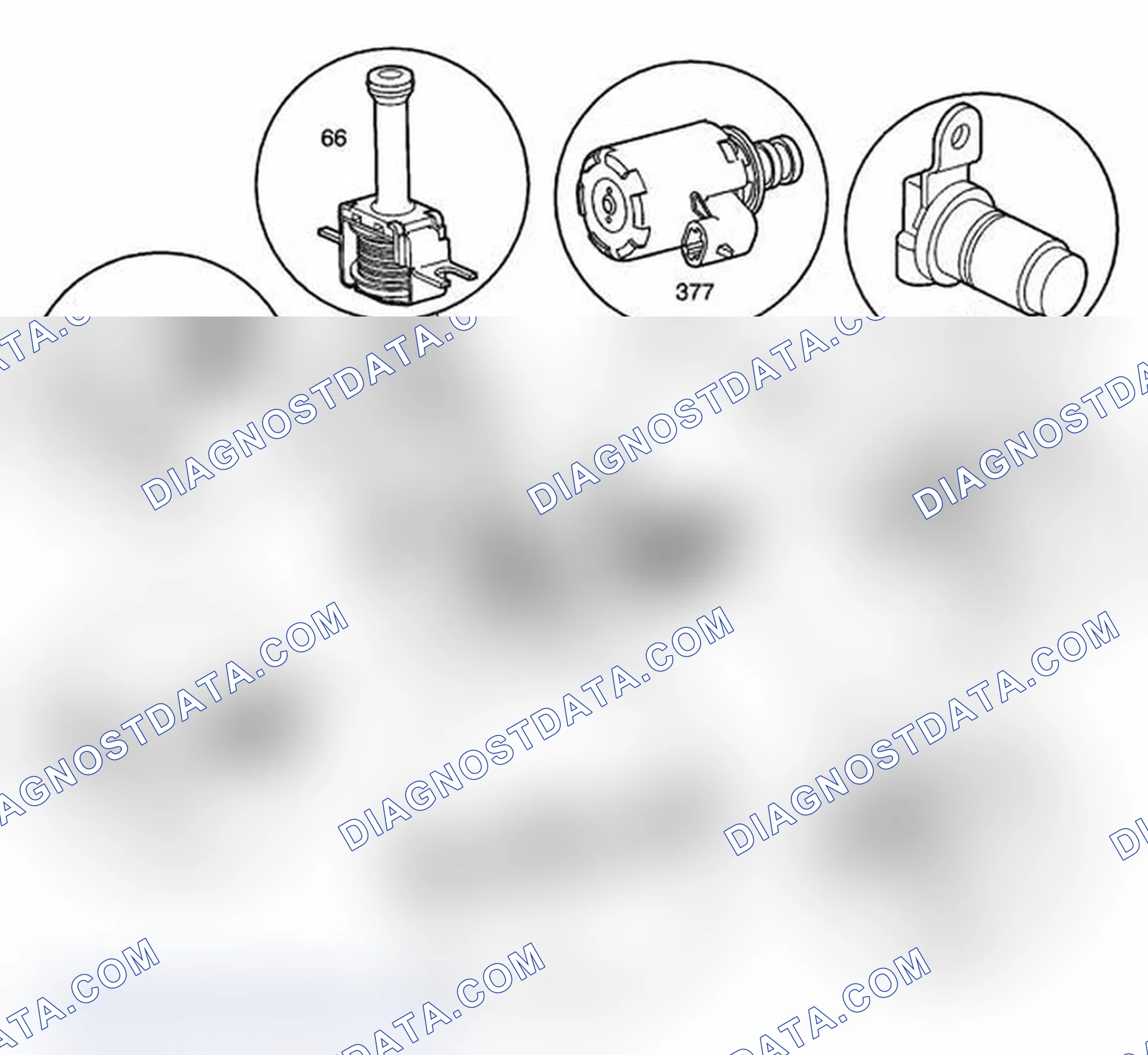 Scheme 195: Automatic Transmission Electronic Component Views
