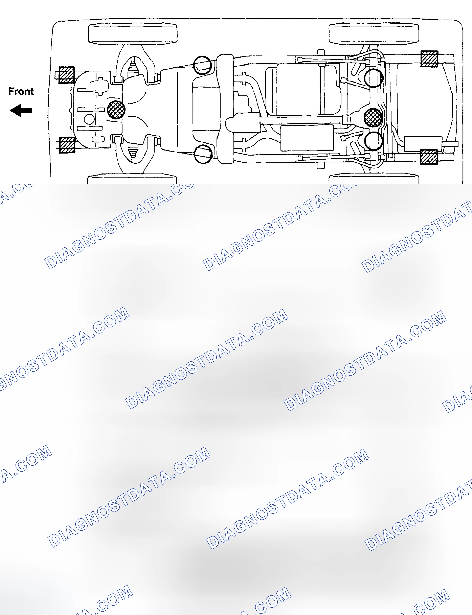 Scheme 12: VEHICLE LIFT AND SUPPORT LOCATIONS