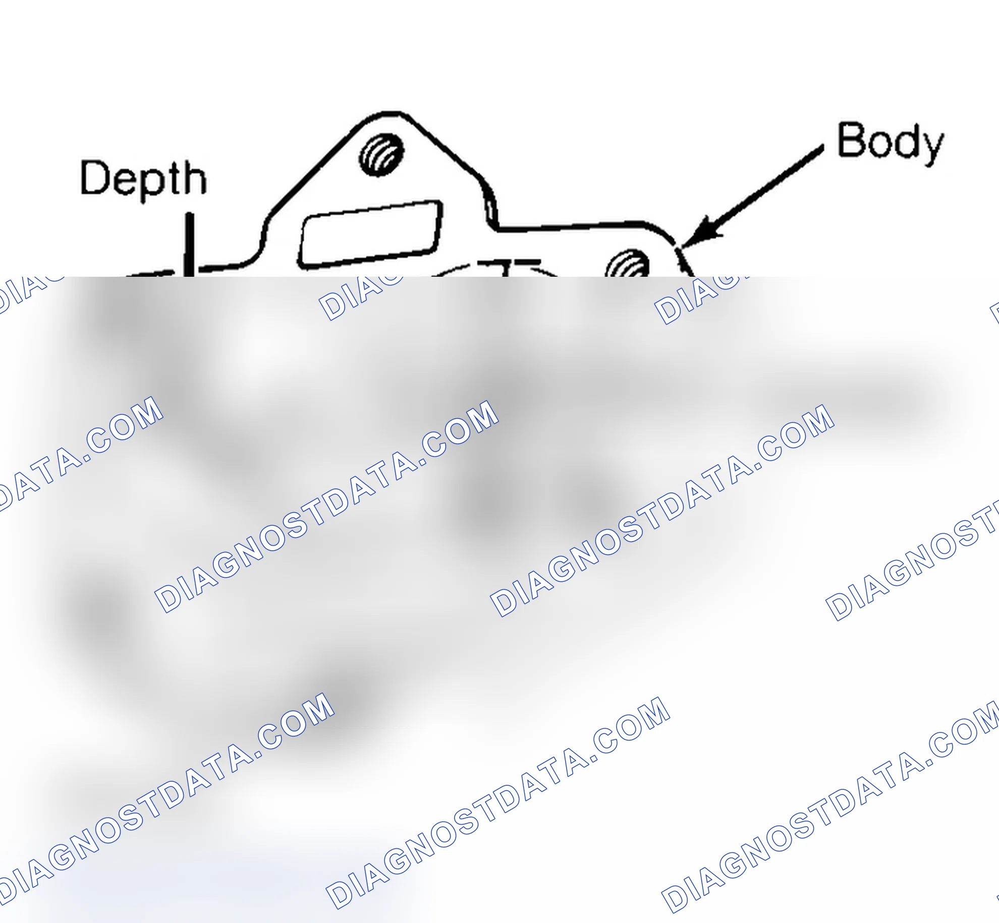 Scheme 35: Measuring Oil Pump Gear Cavity