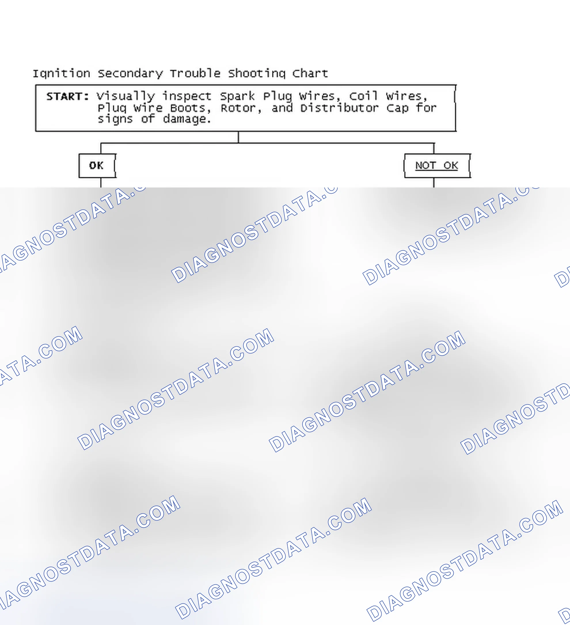 Scheme 1: Ignition Secondary Trouble Shooting Chart