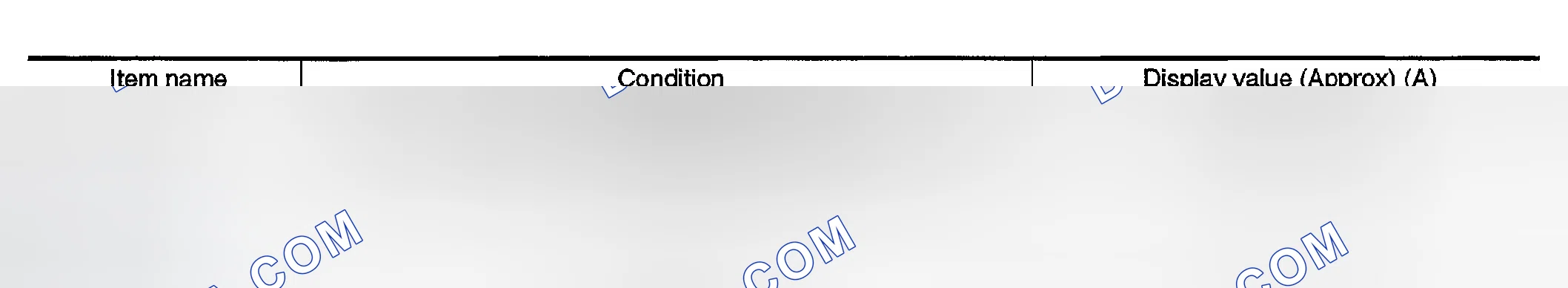 Scheme 42: CONSULT-II Reference Value