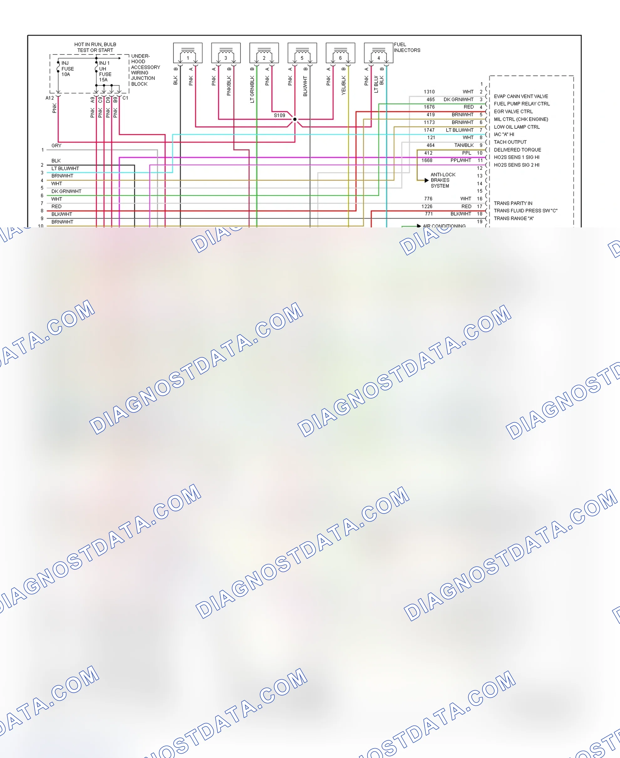 Scheme 149: PCM Wiring Diagram (Montana, Silhouette & Venture - 3.4L - 4 Of 4)