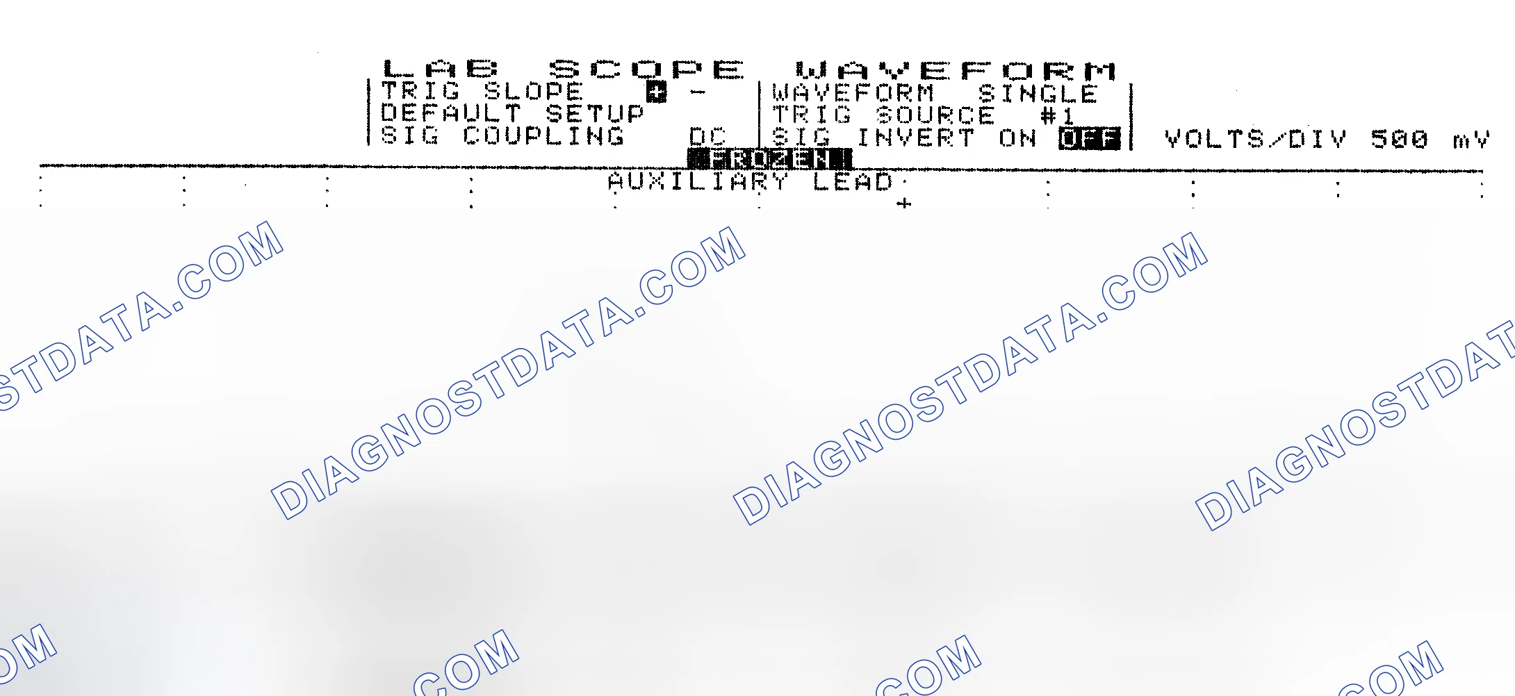 Scheme 10: Single Injector w/Excessive Current Flow - Current Pattern