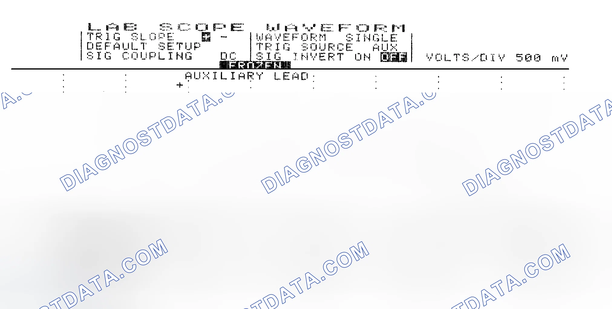 Scheme 14: Single Injector w/Excessive Current Flow - Current Pattern