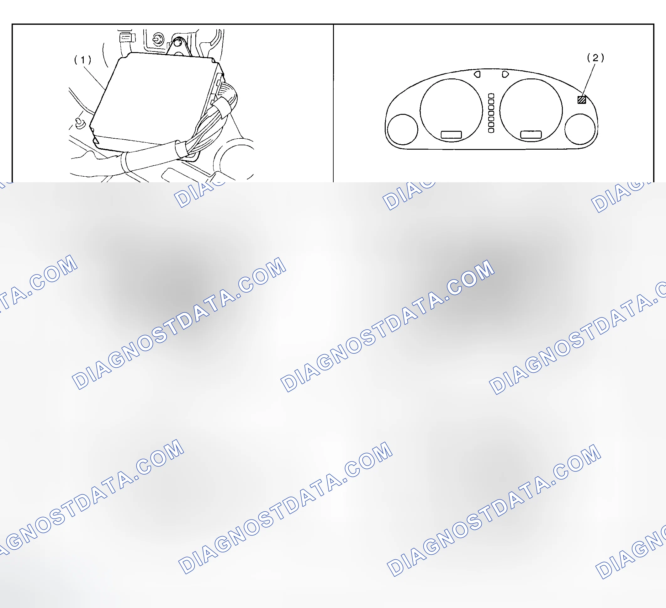 Scheme 718: Locating Electrical Components (Control Module Related - 2 Of 2)