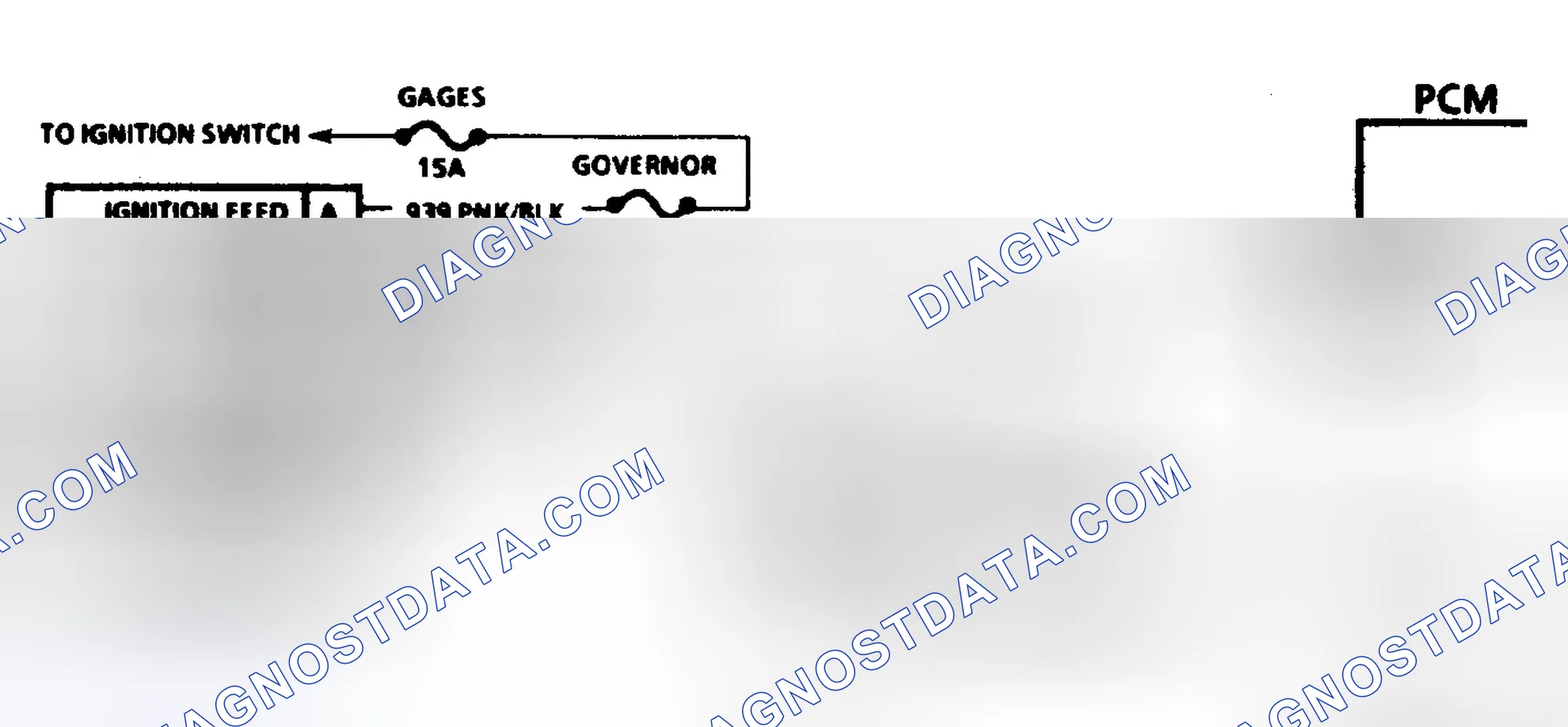 Scheme 46: Code 31 Schematic (5.7L "G" Series) Engine Speed Sensor Governor