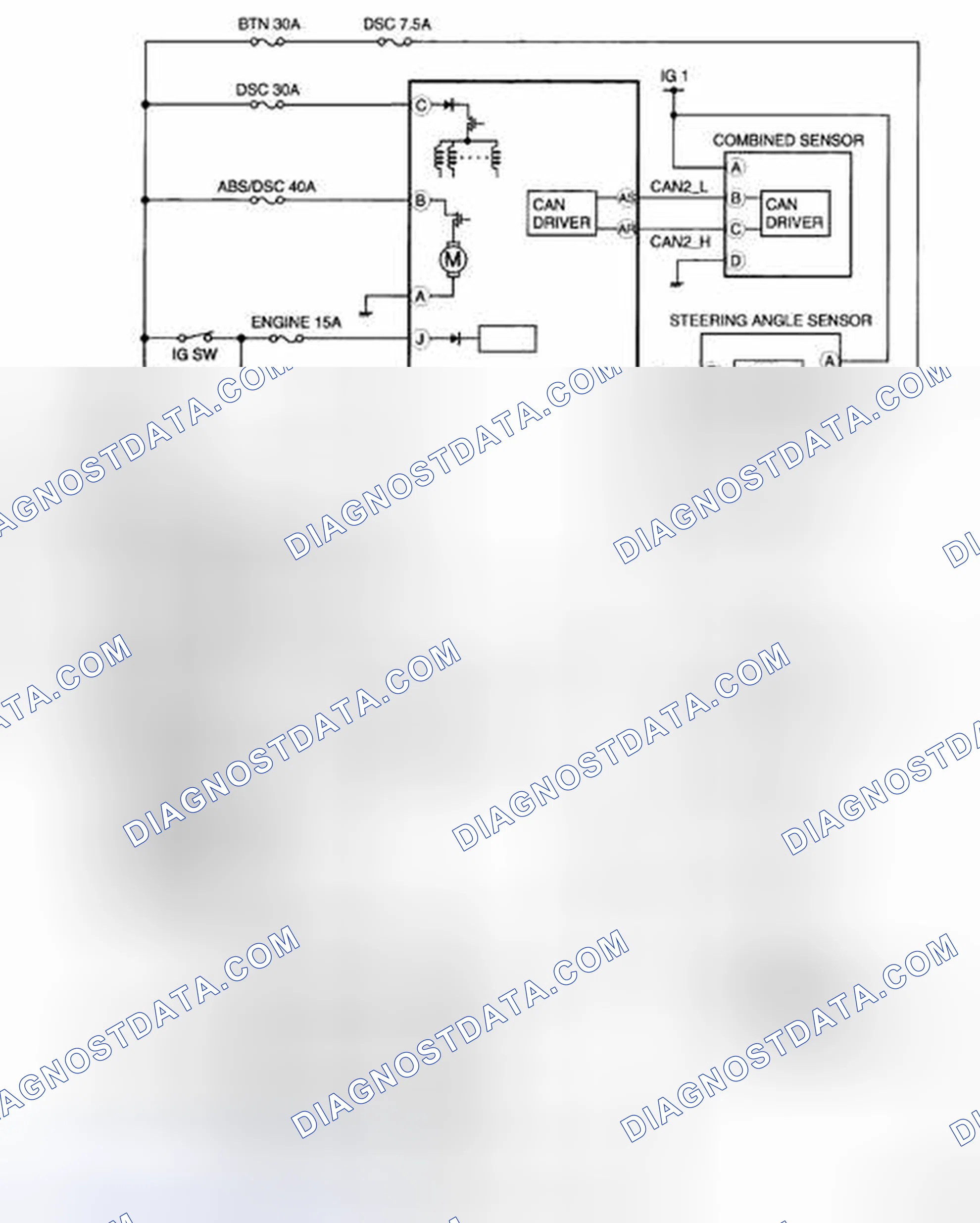 Scheme 63: SYSTEM WIRING DIAGRAM [DYNAMIC STABILITY CONTROL (DSC)]