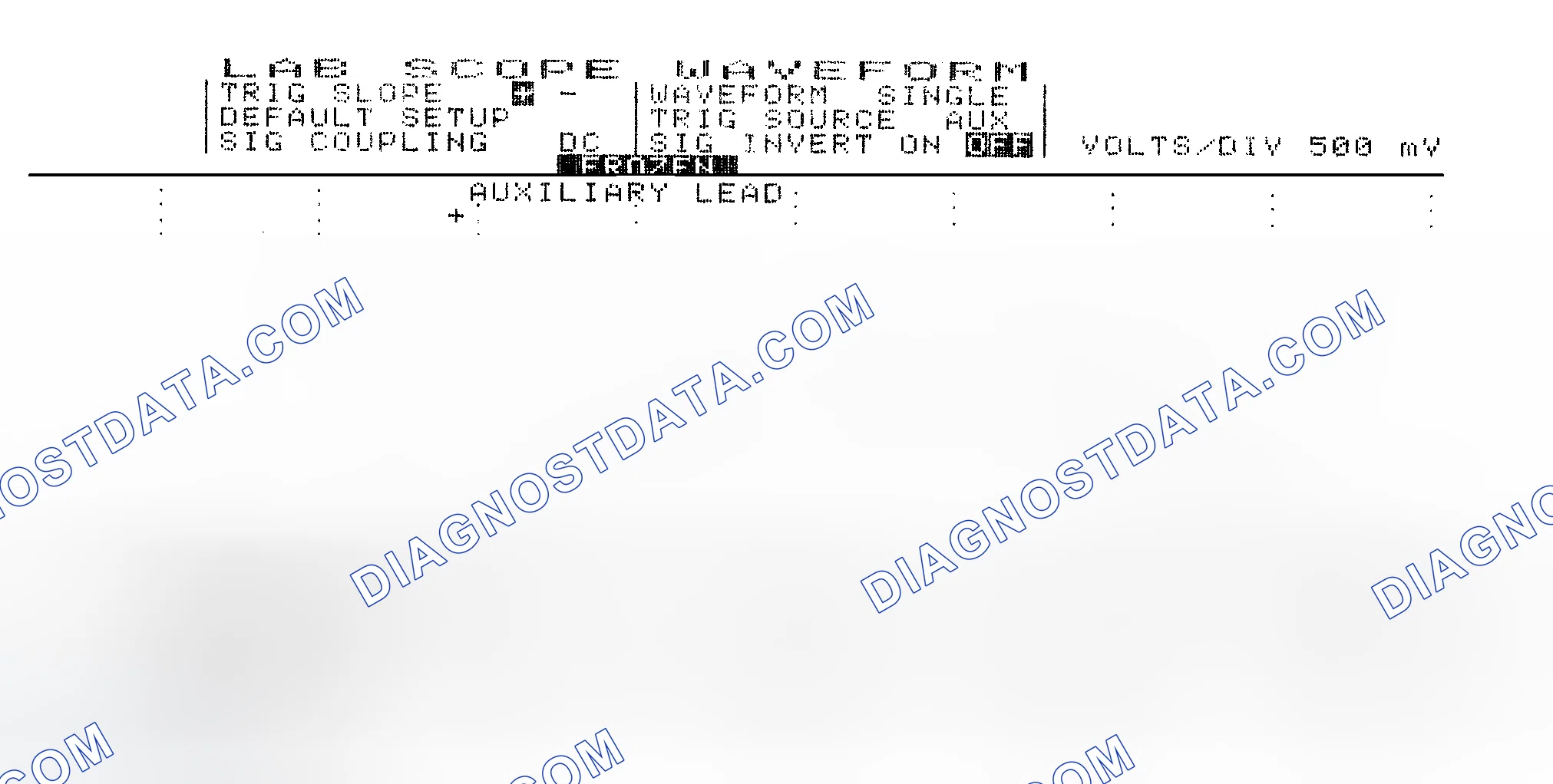 Scheme 14: Single Injector w/Excessive Current Flow - Current Pattern