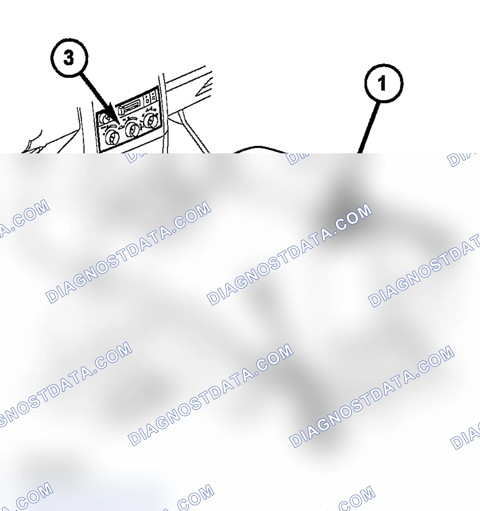 Scheme 336: REAR CONTROL PANEL