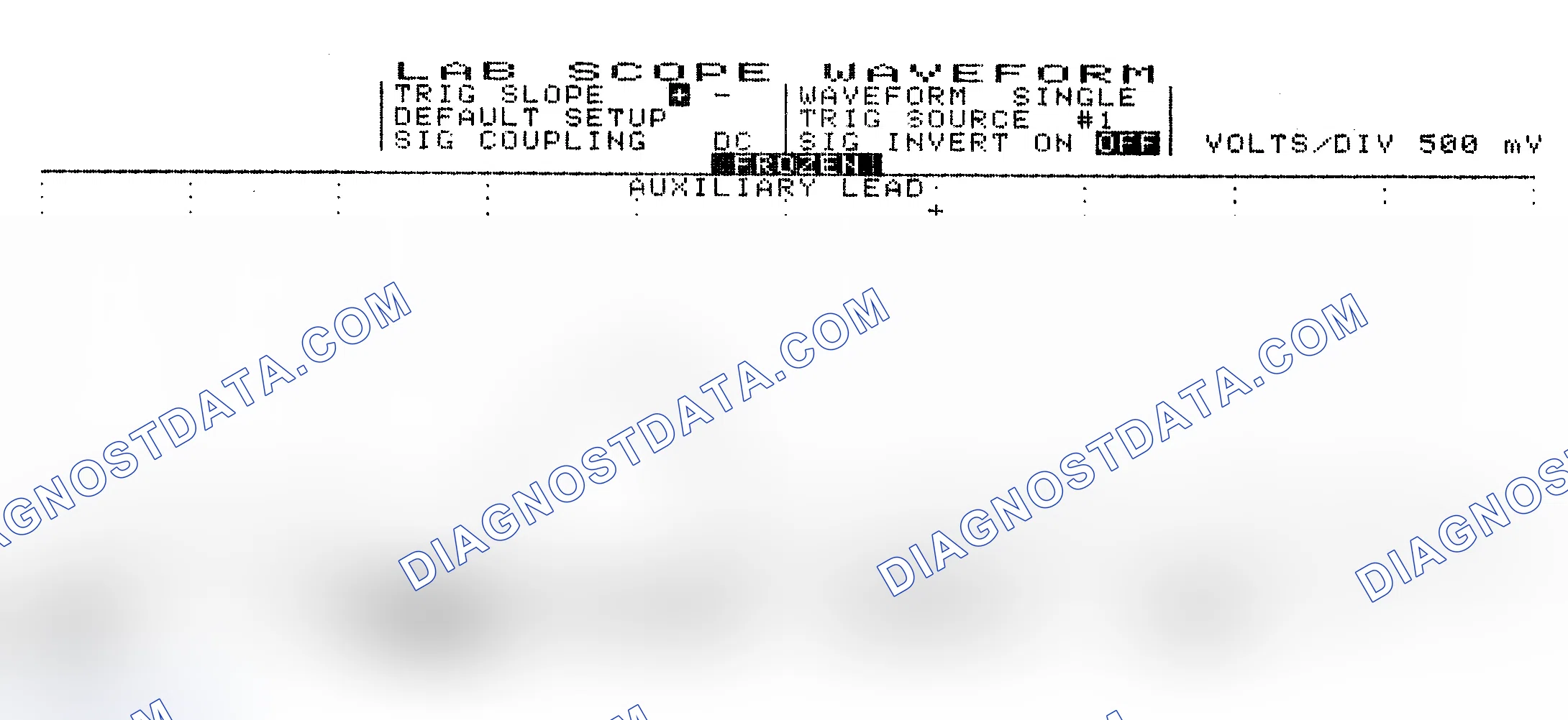 Scheme 10: Single Injector w/Excessive Current Flow - Current Pattern
