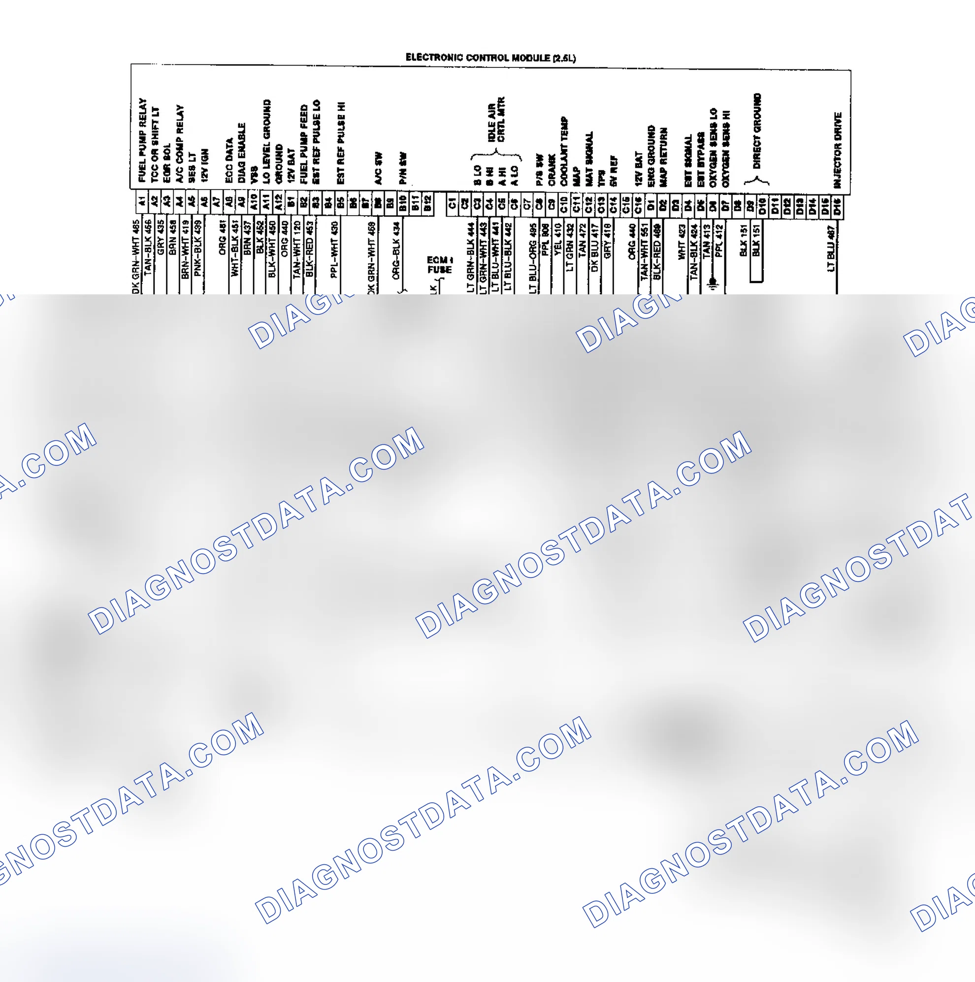 Scheme 23: "S" & "T" Series 2.5L TBI/CCC Wiring Diagram