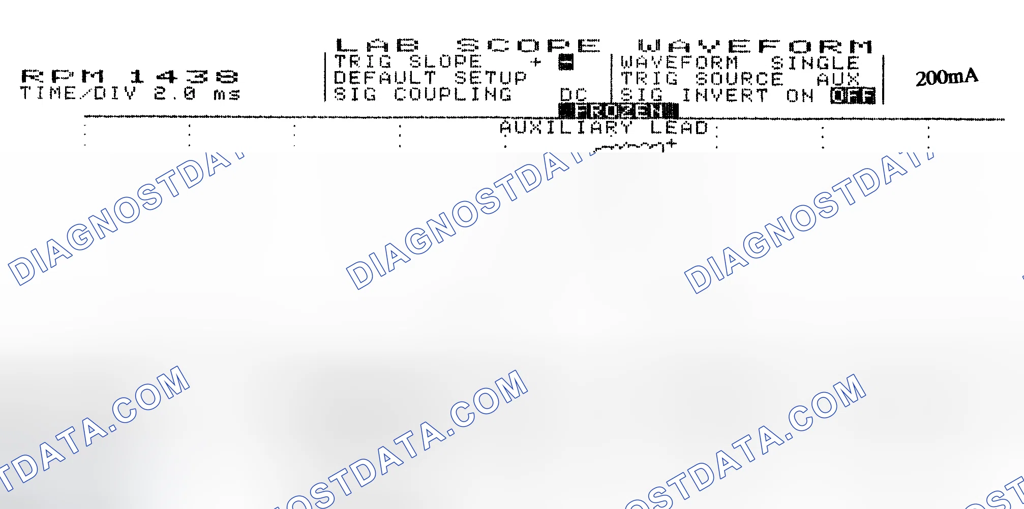 Scheme 15: Single Injector w/Normal Current Flow - Current Pattern