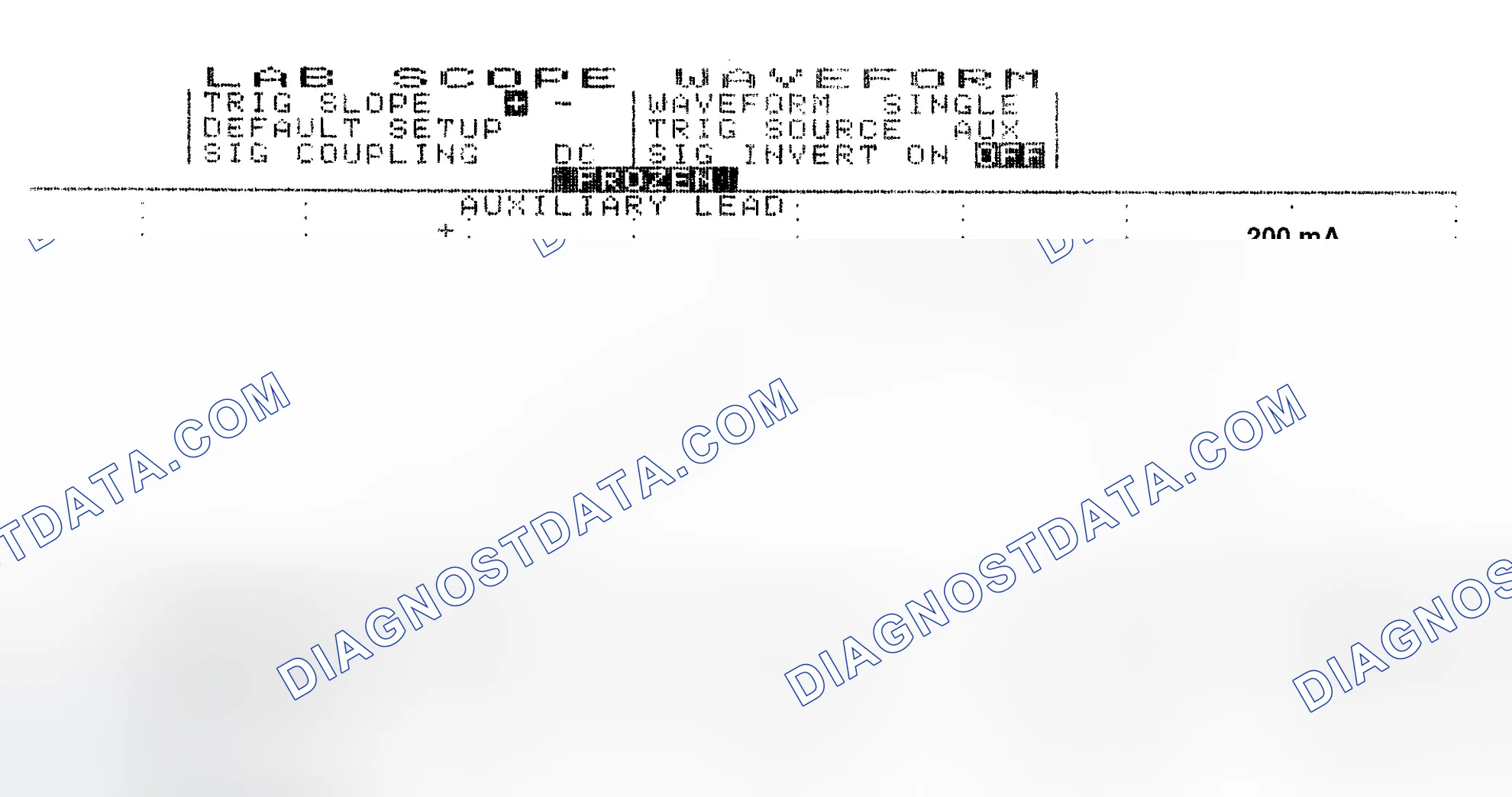 Scheme 13: Single Injector w/Normal Current Flow - Current Pattern