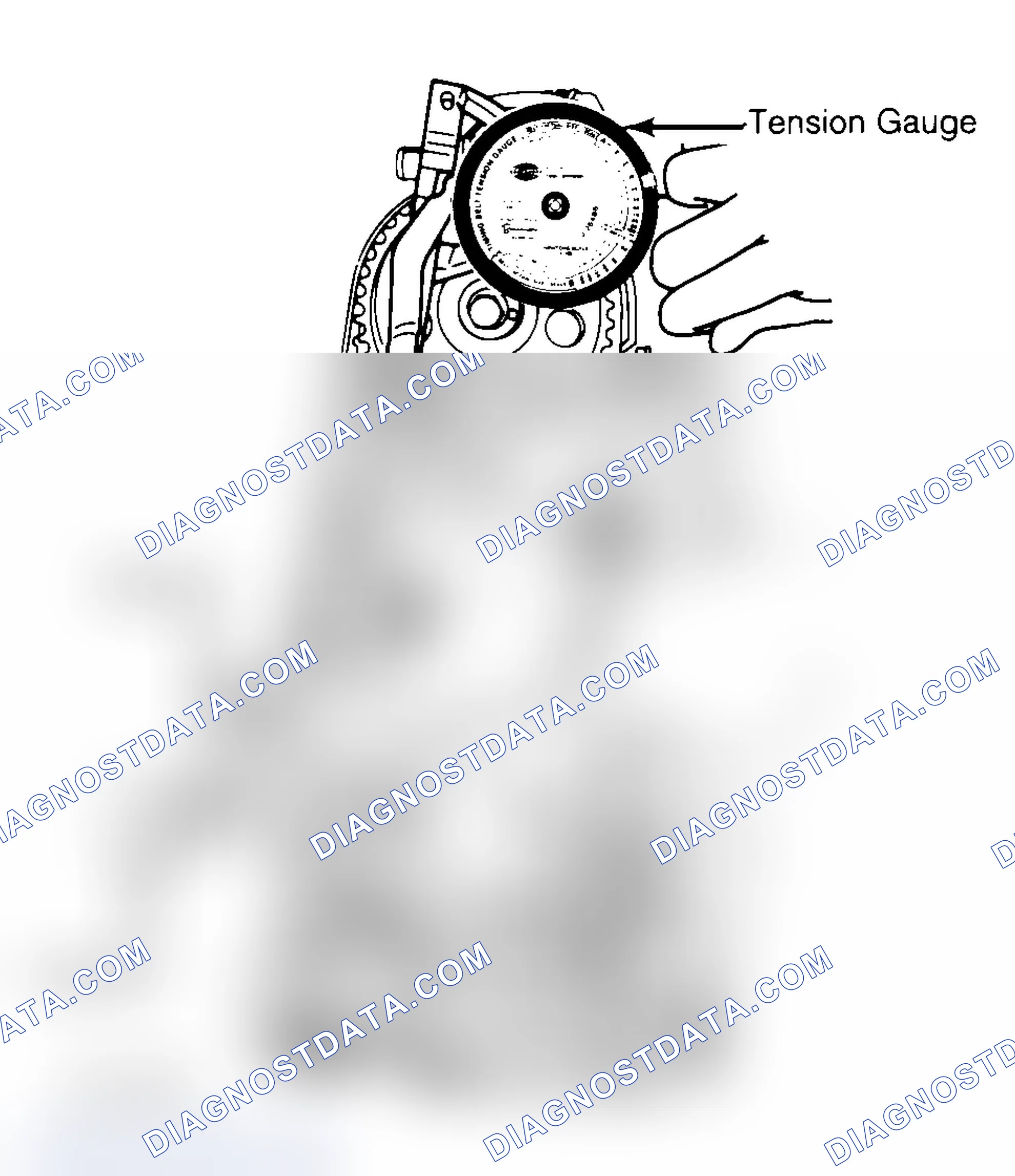 Scheme 28: Adjusting Typical Timing Belt Tension