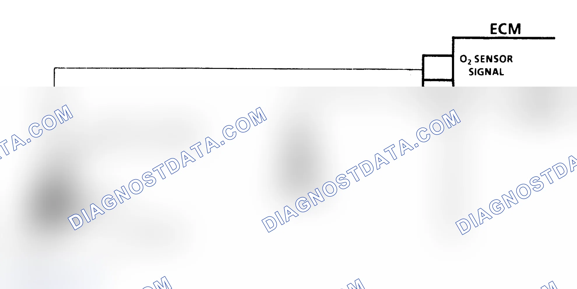 Scheme 239: Code 13 Schematic (7.4L) Open Oxygen Sensor Circuit