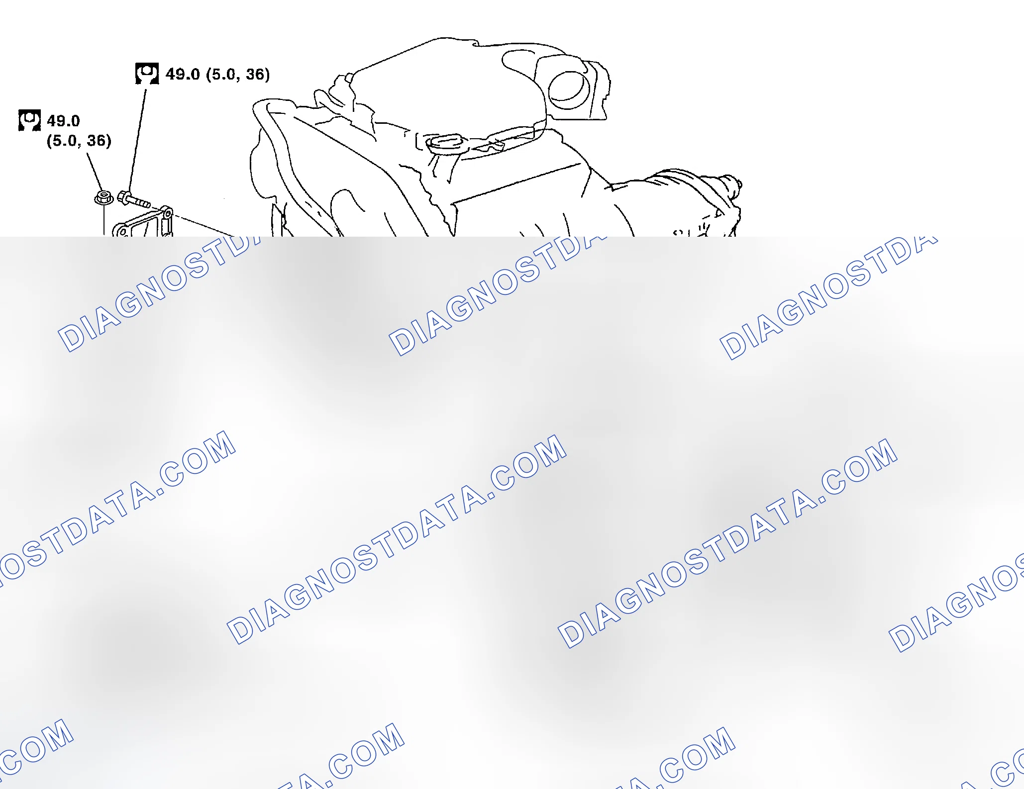 Scheme 226: REMOVAL AND INSTALLATION - 2WD MODEL