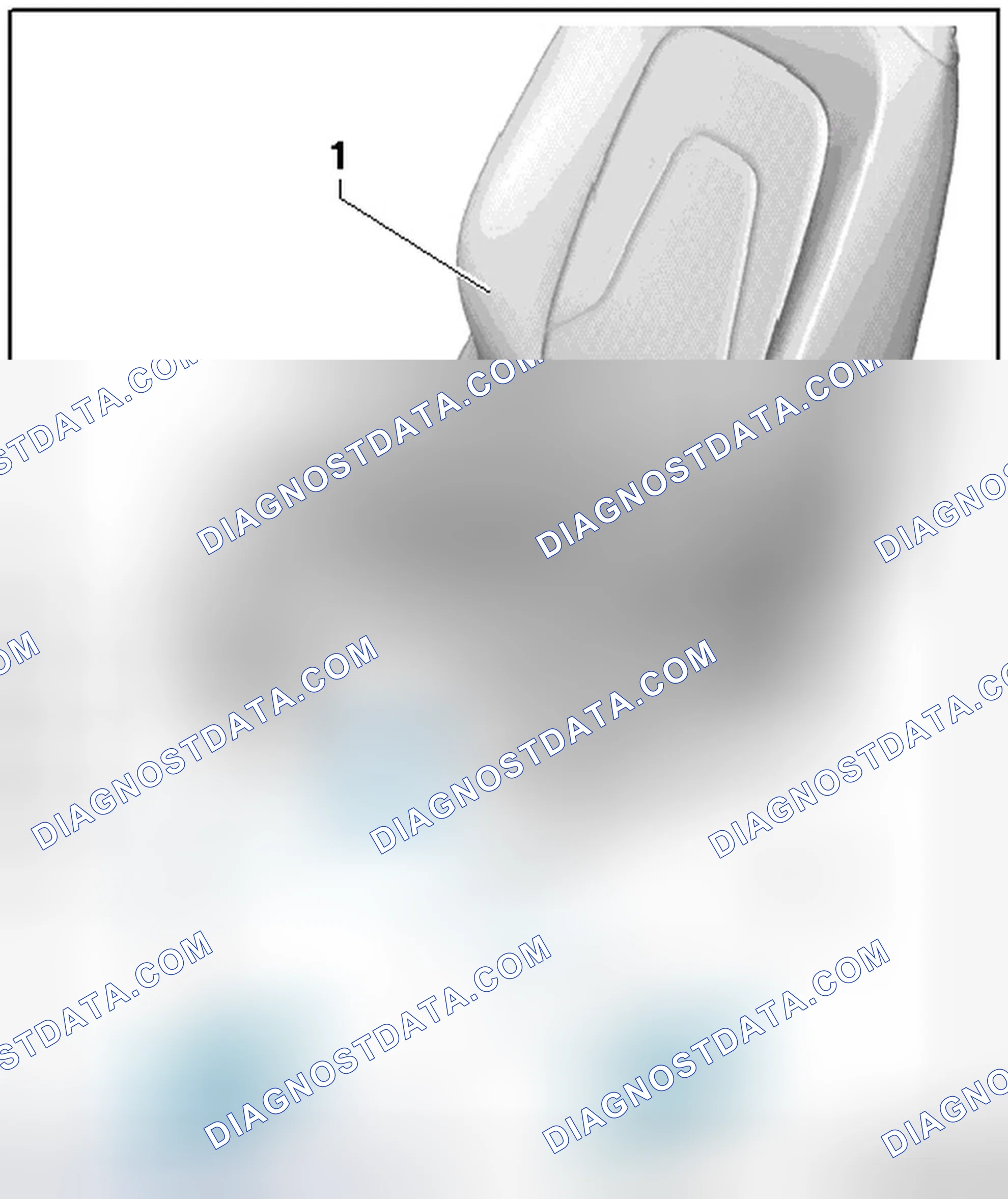 Scheme 79: SEAT FORWARD/BACK ADJUSTER OVERVIEW