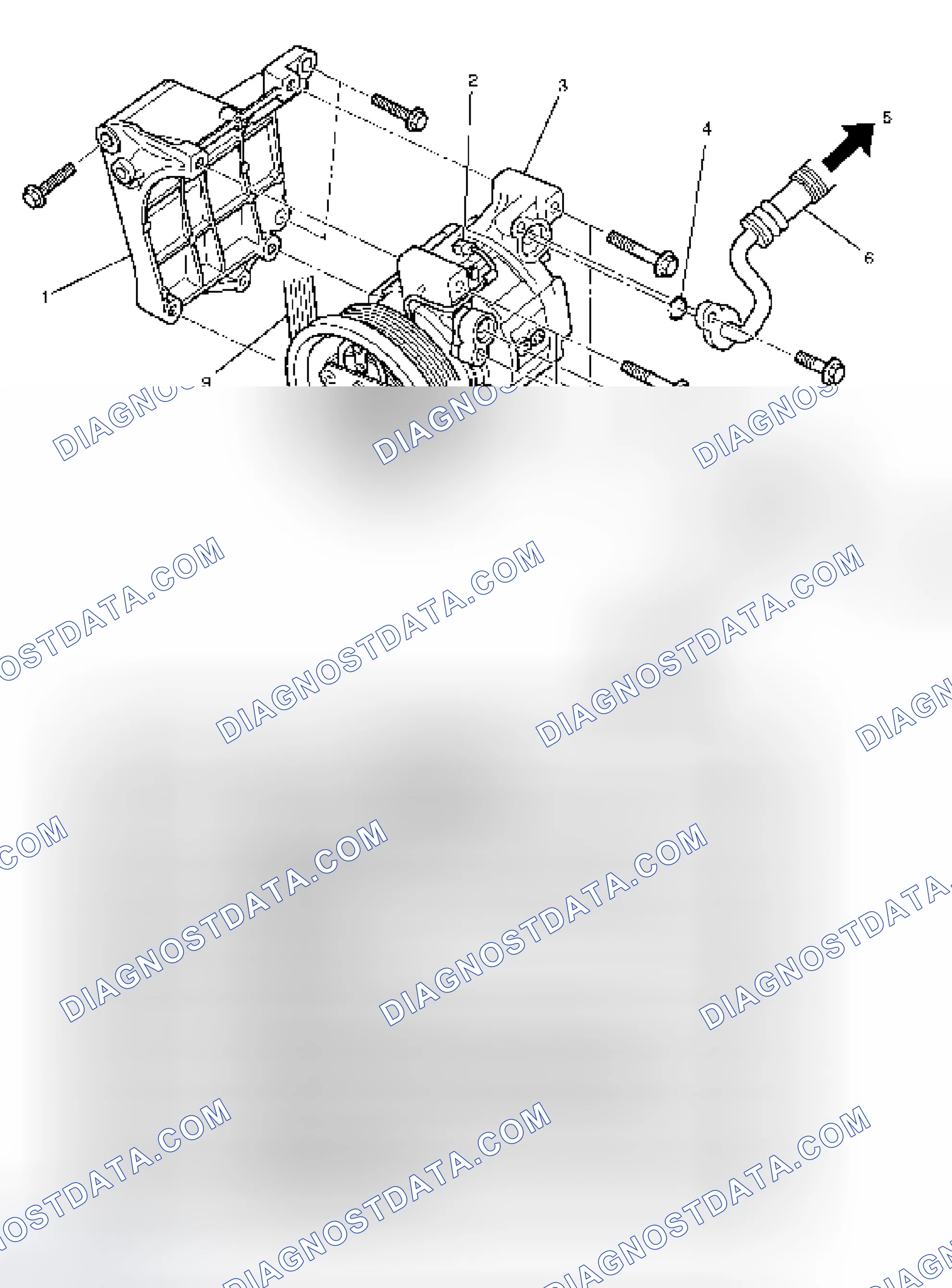 Scheme 108: COMPRESSOR ASSEMBLY AND ASSOCIATED PARTS (6VE1)