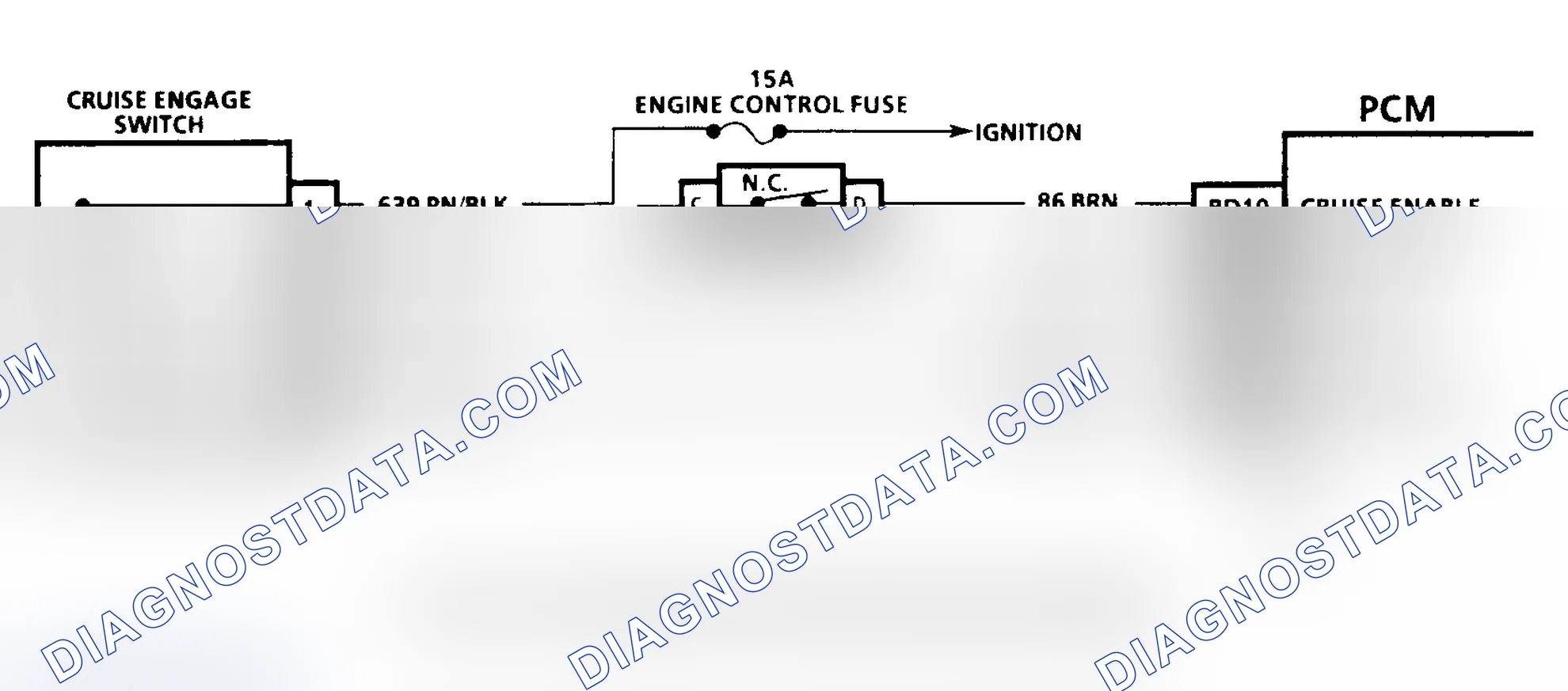 Scheme 129: CODE 67, CRUISE ENGAGE SWITCHES 3.8L