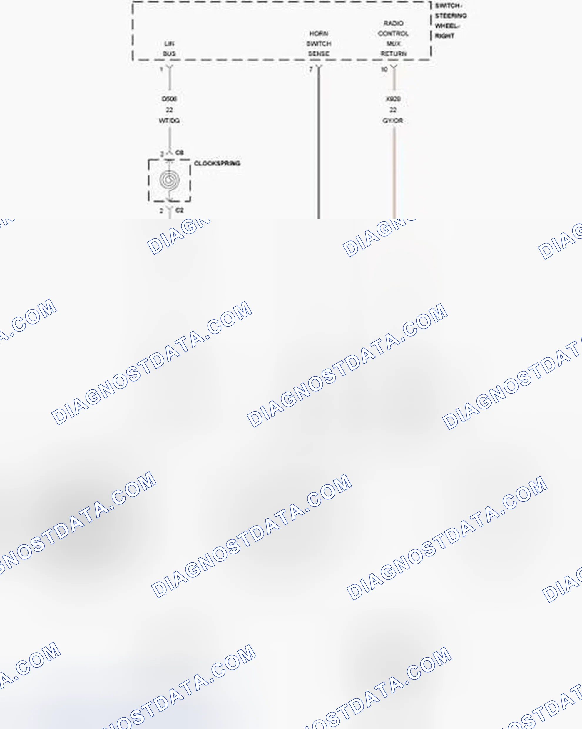 Scheme 6: B2339-HORN SWITCH STUCK - WITH EVIC