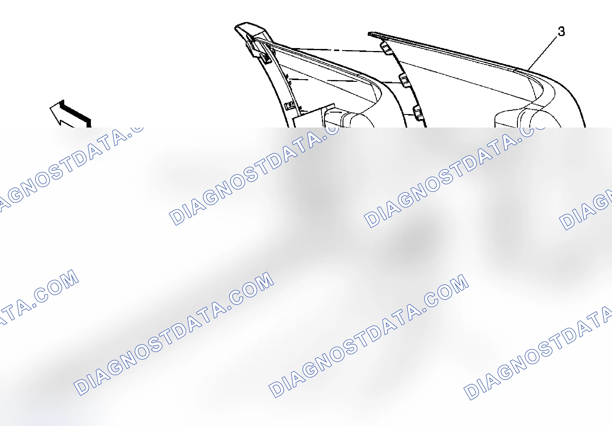 Scheme 14: Molding Replacement - Rear Bumper Fascia Upper