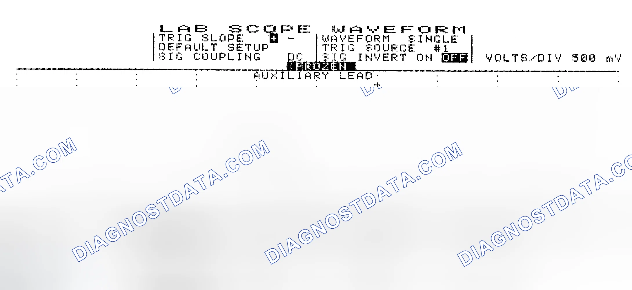 Scheme 10: Single Injector w/Excessive Current Flow - Current Pattern