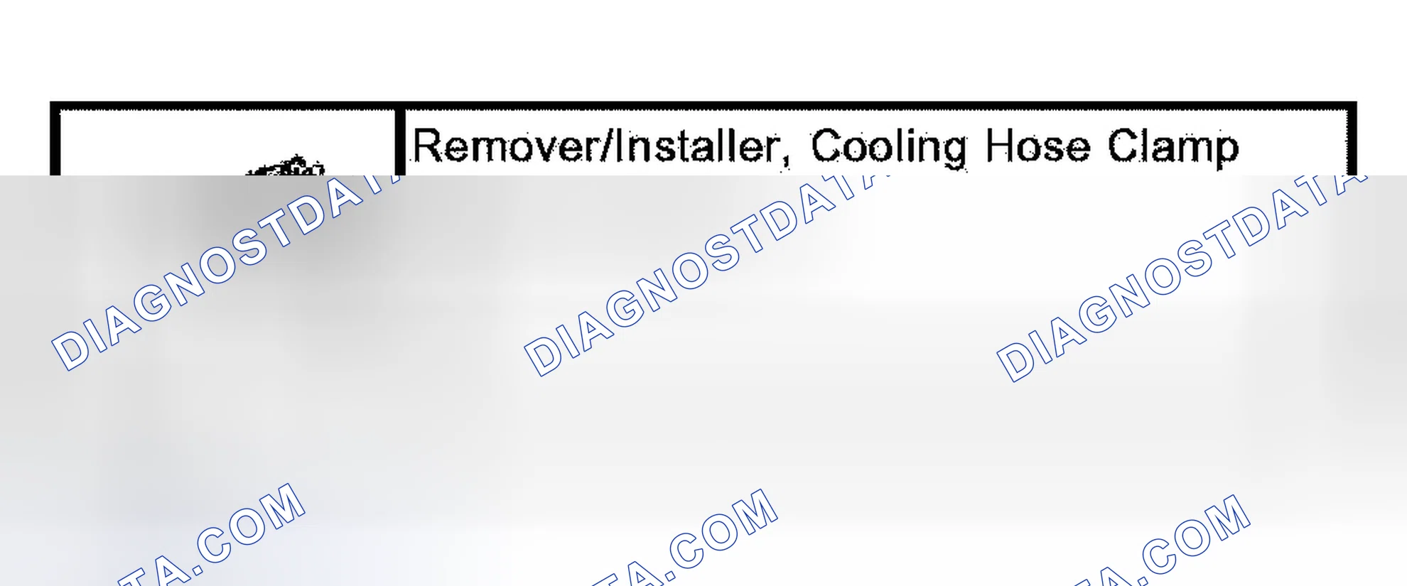 Scheme 20: Special Tool(s)