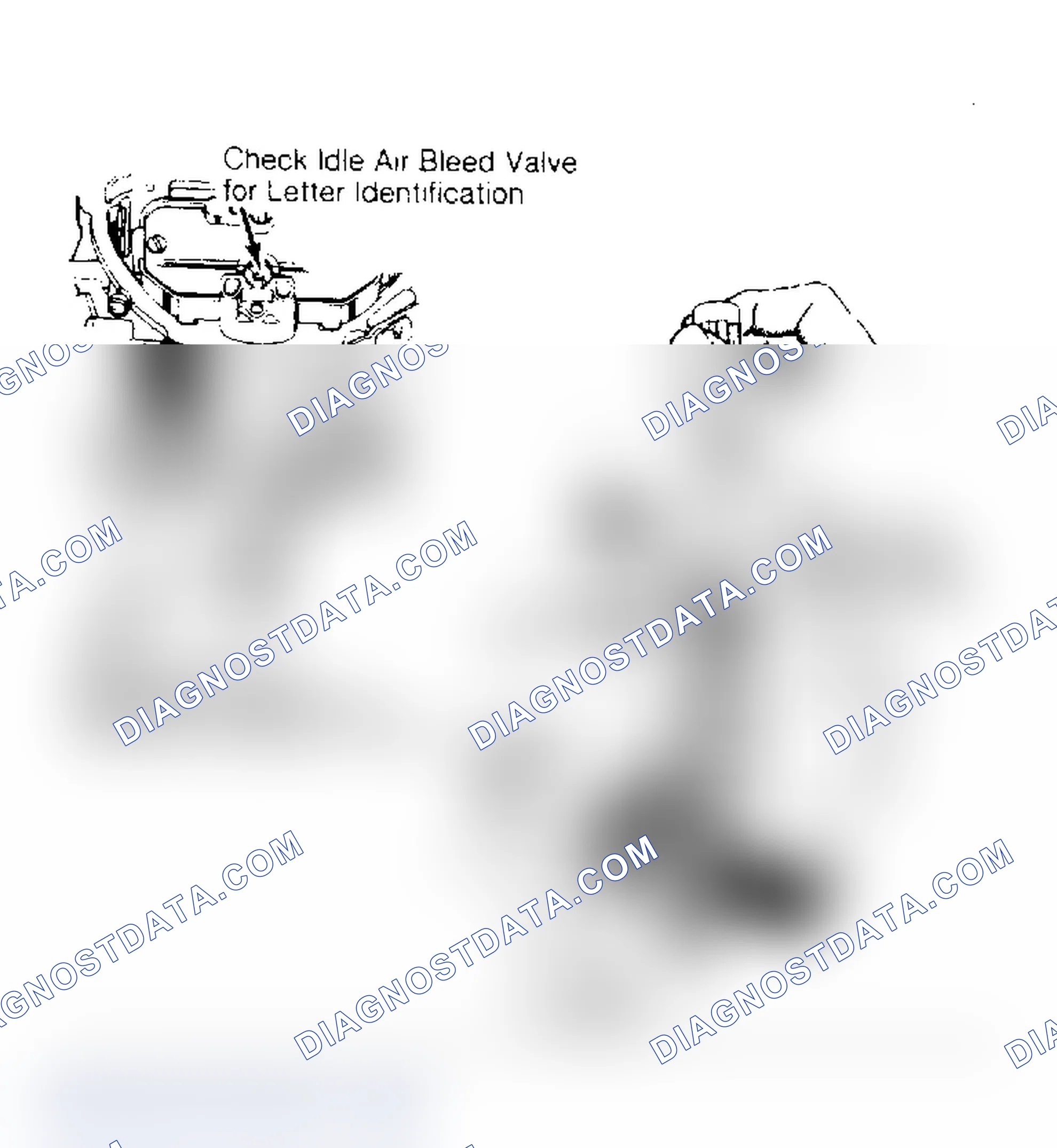 Scheme 8: Idle Mixture Bench Adjustment Final adjustments must be performed w/ carb installed and eng running.