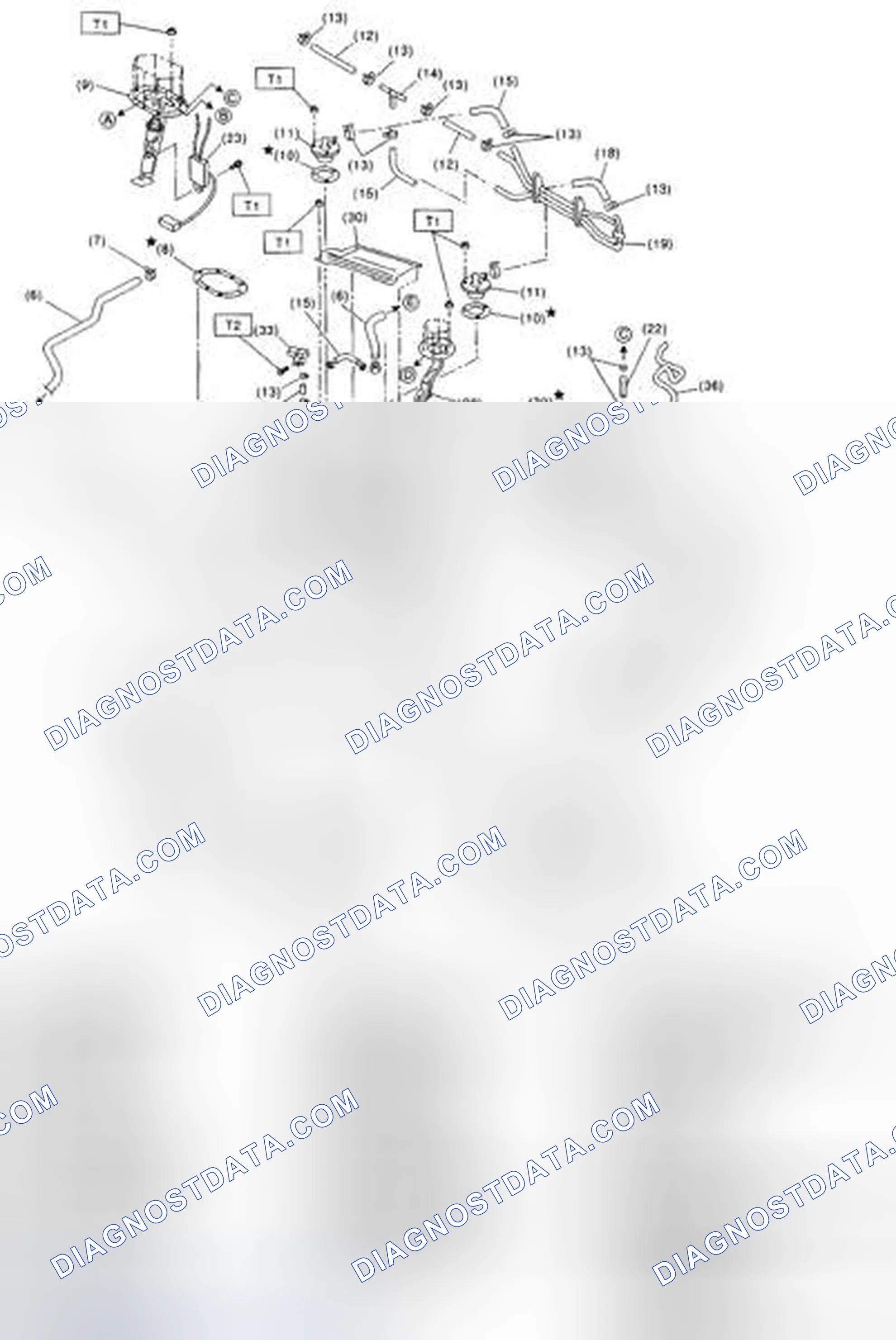 Scheme 230: Exploded View Of Fuel Tank With Torque Specification