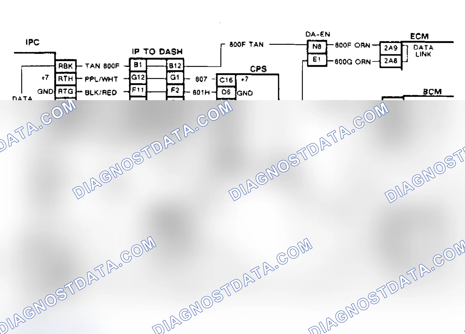 Scheme 147: Code B335, Wiring Diagram (Reatta & Riviera) Loss Of ECC Or CRTC Serial Data