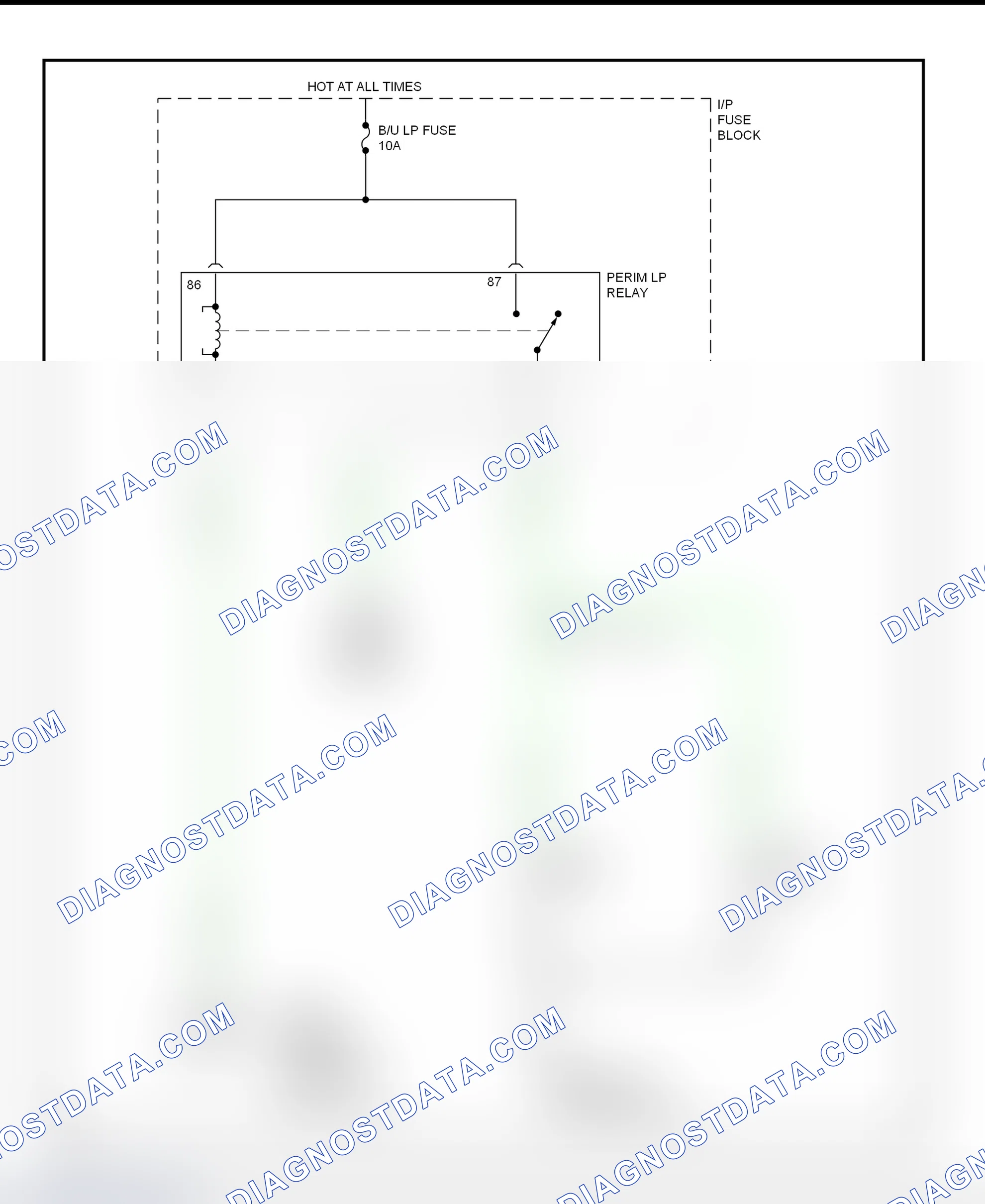 Scheme 67: Back-Up Lights Wiring Diagram (Park Avenue )
