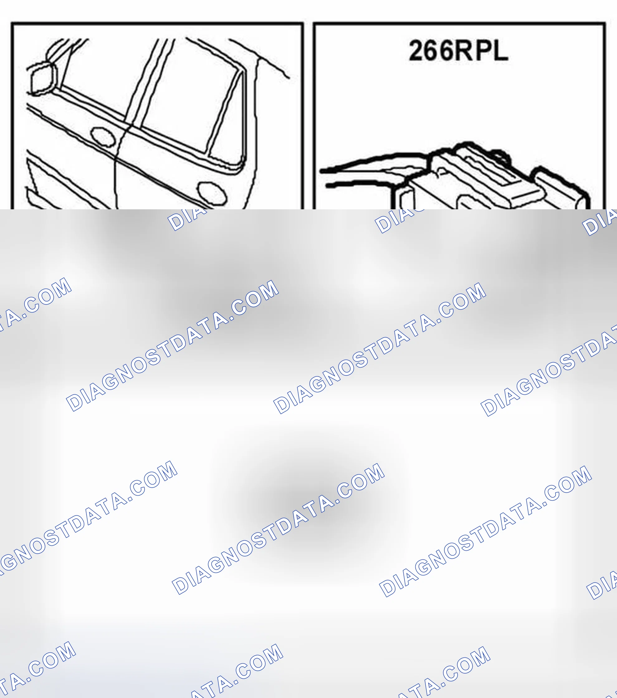 Scheme 84: Speaker, rear door, LH (266RPL)