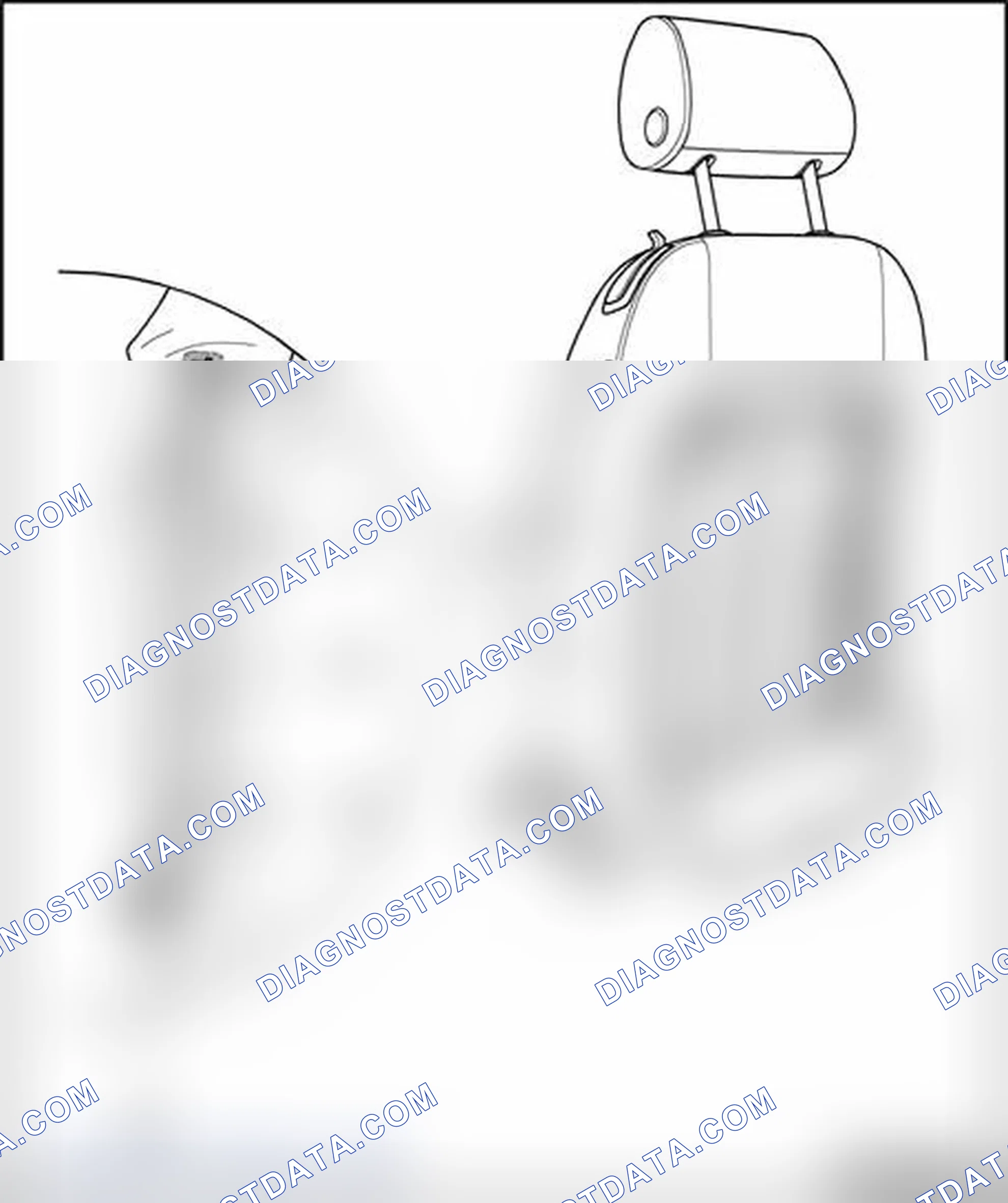 Scheme 208: Side airbag guide, removing and installing
