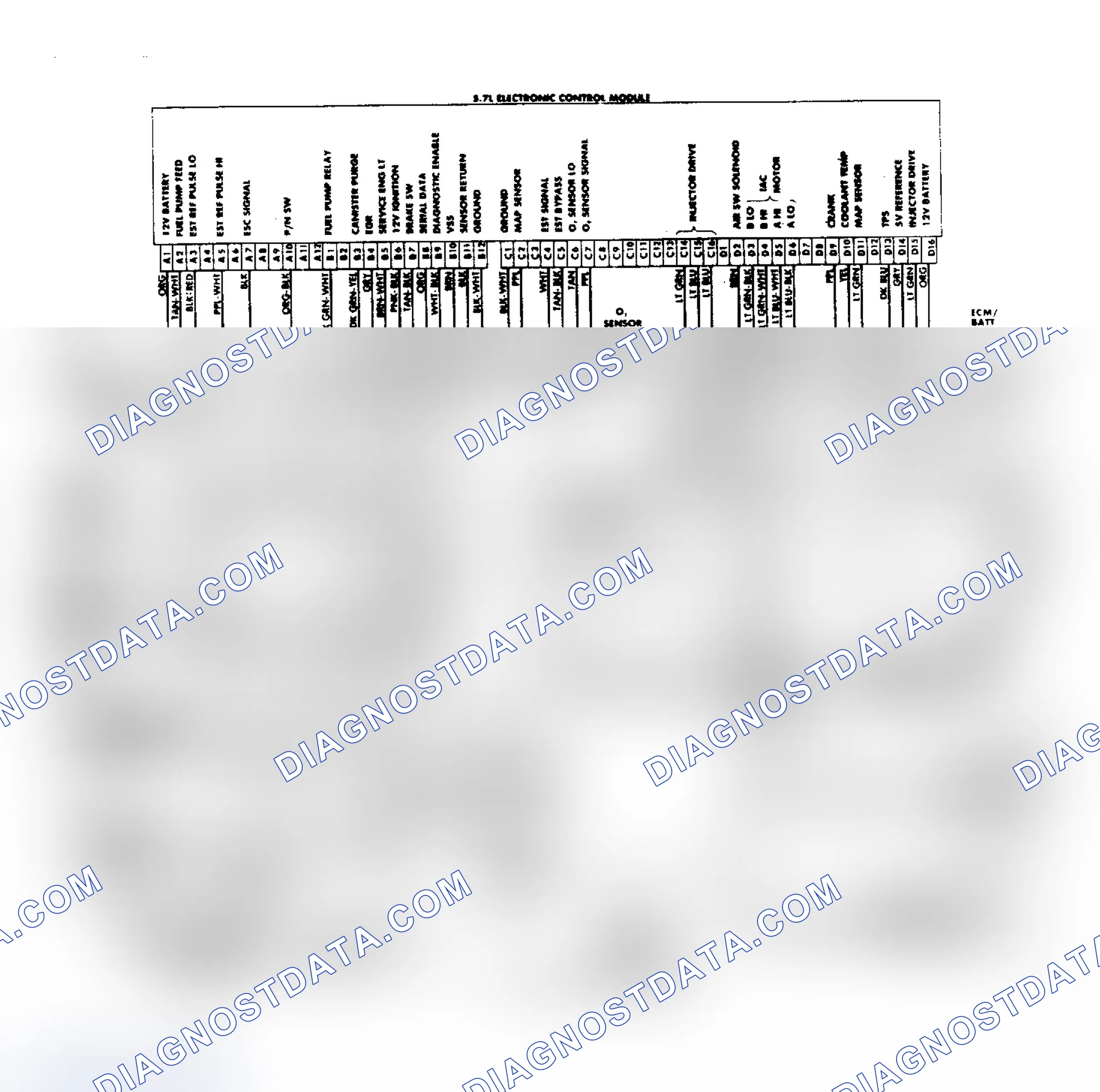 Scheme 13: "P" Series (Parcel Delivery Van) 5.7L Wiring Diagram