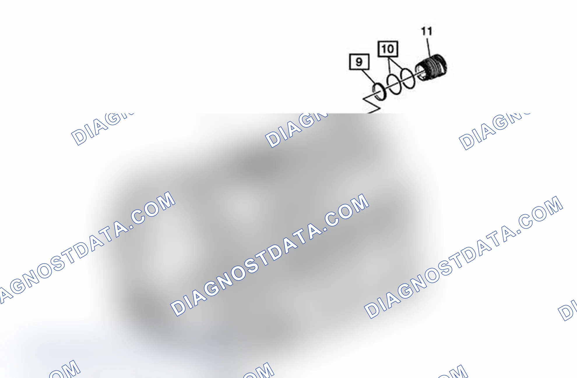 Scheme 102: A/Trans Electrical Connector Passage Sleeve Seal Kit