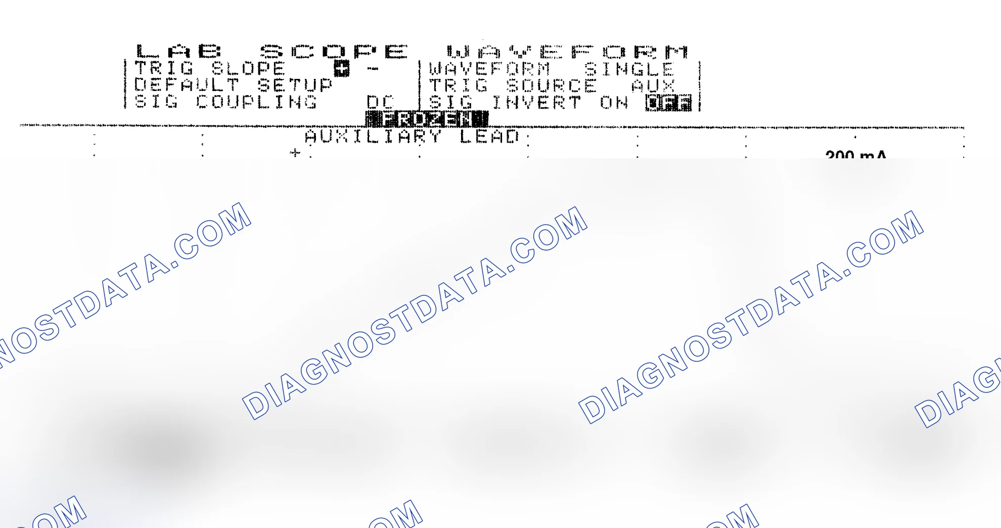 Scheme 13: Single Injector w/Normal Current Flow - Current Pattern
