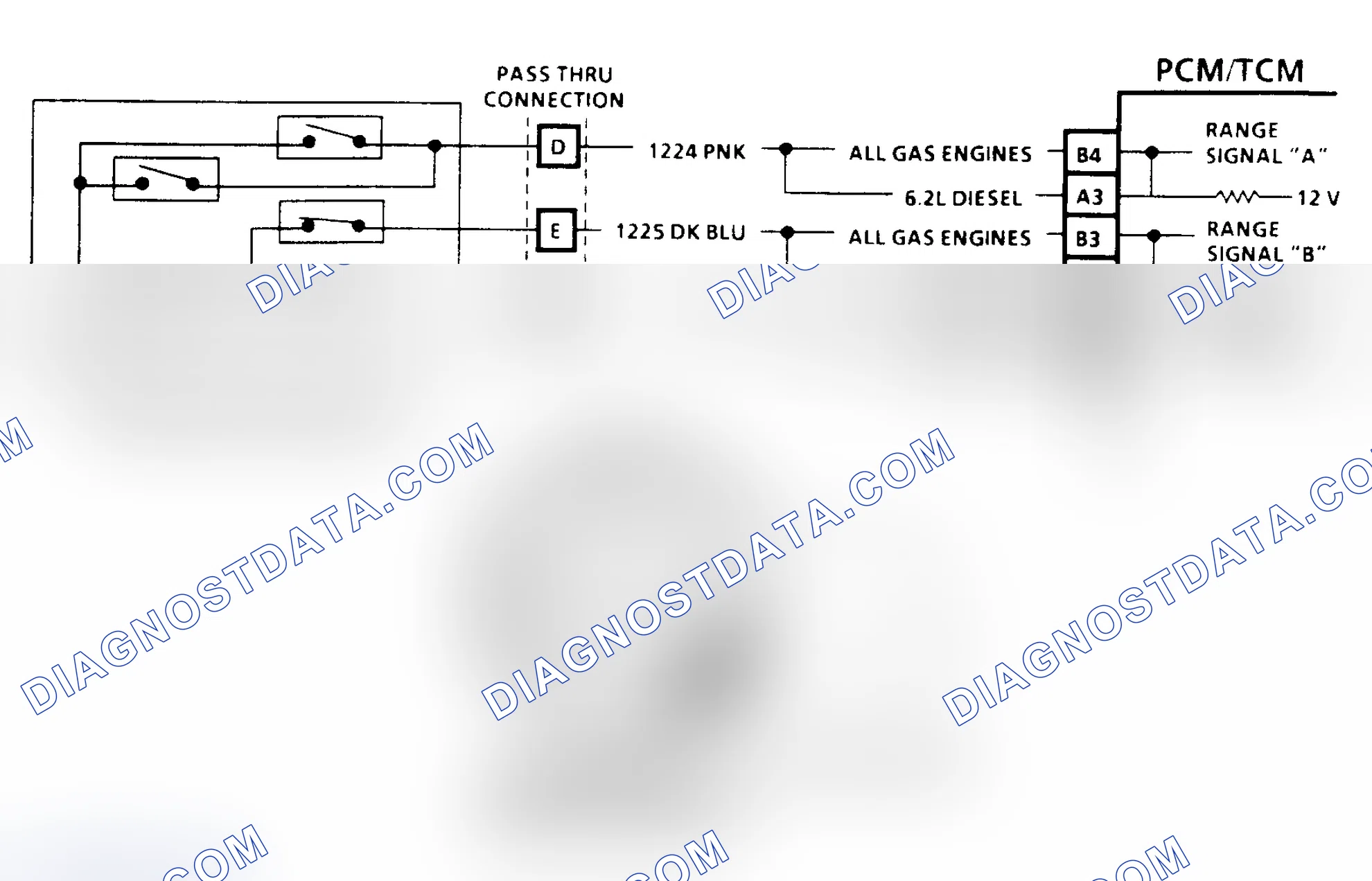 Scheme 228: CODE 28, PRESSURE SWITCH MANIFOLD FAULT (LT. TRUCK)