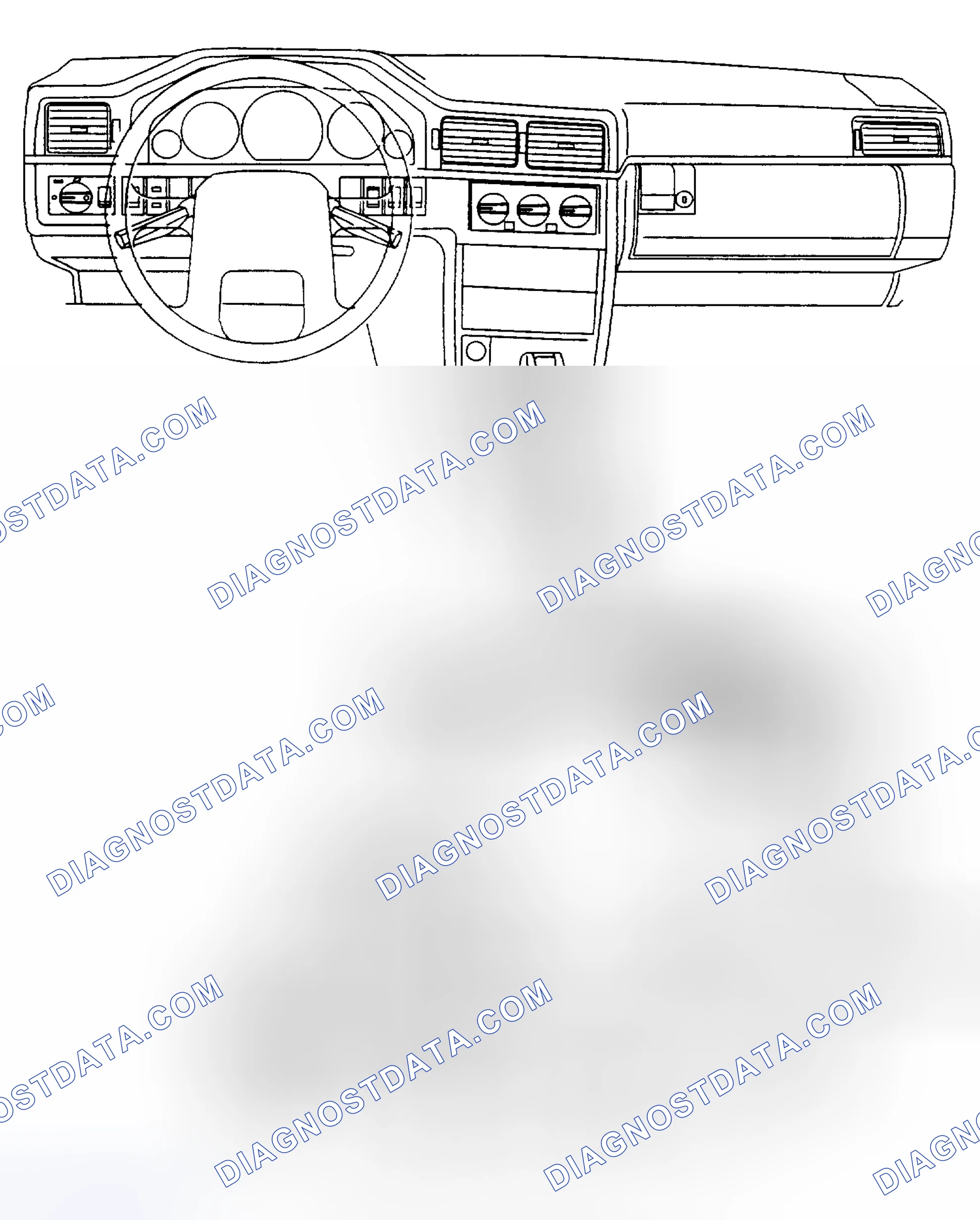 Scheme 11: INTERIOR RELAY PANEL IDENTIFICATION (1992-94)