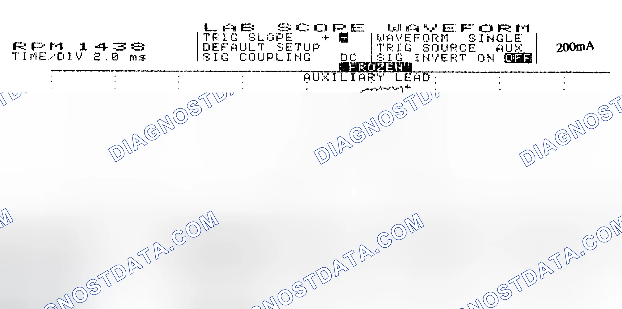 Scheme 15: Single Injector w/Normal Current Flow - Current Pattern