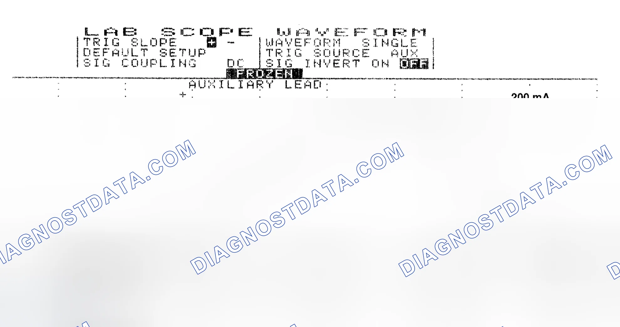 Scheme 13: Single Injector w/Normal Current Flow - Current Pattern