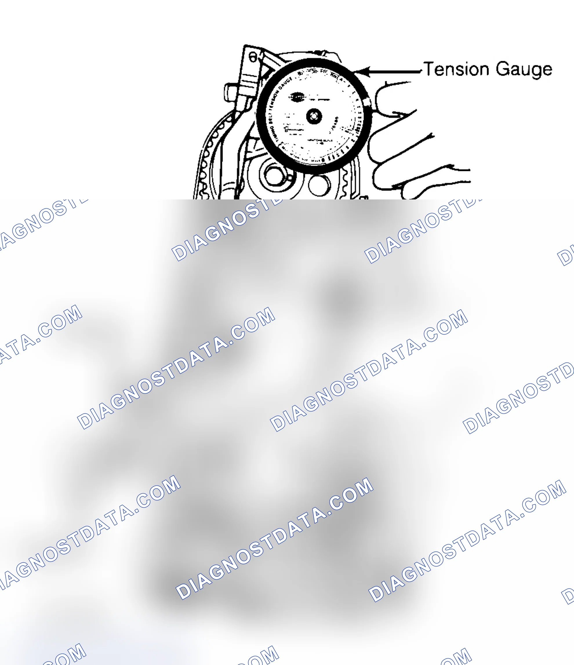 Scheme 28: Adjusting Typical Timing Belt Tension