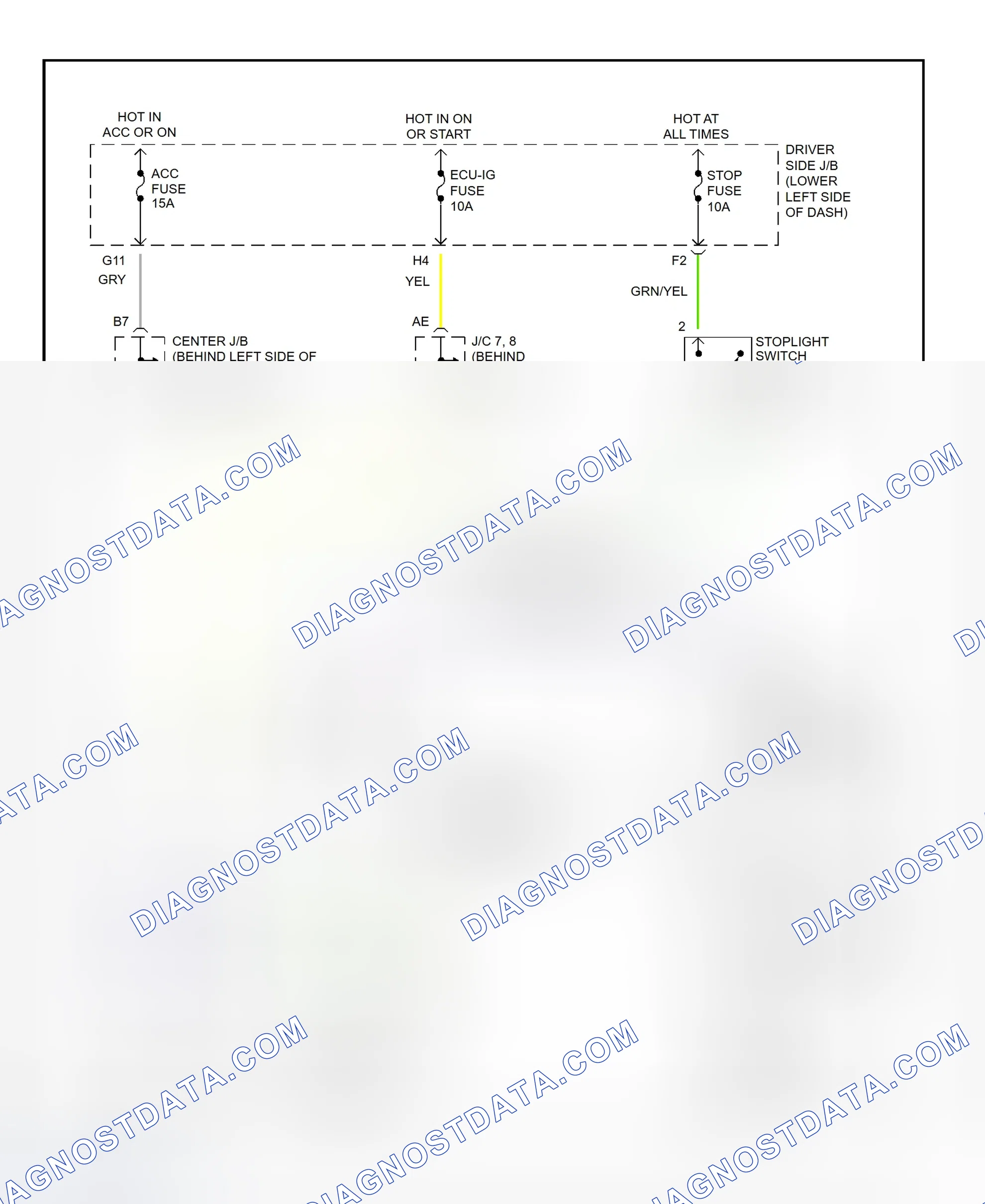 Scheme 166: Shift Lock System Wiring Diagram (Toyota 4Runner)