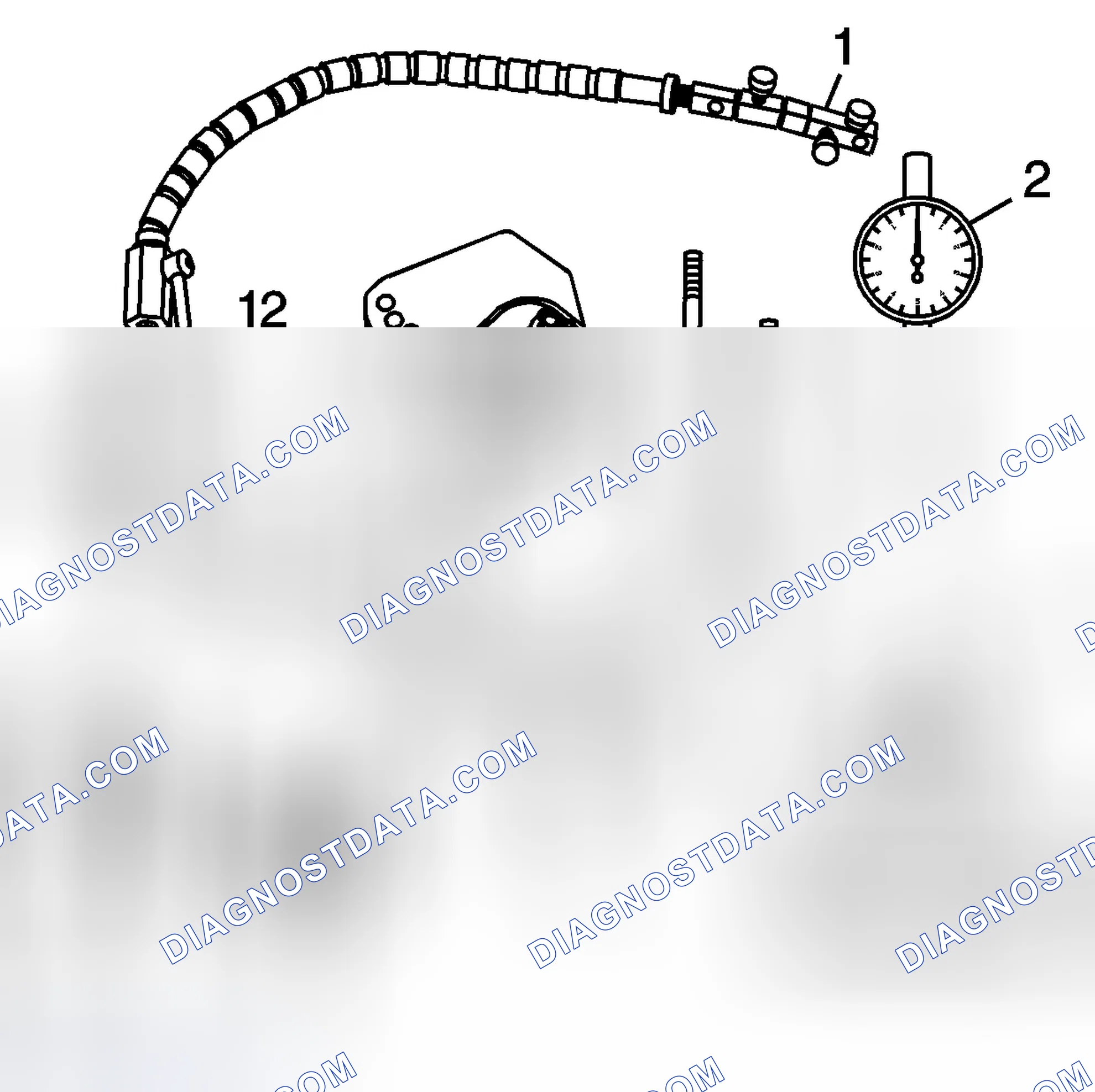 Scheme 180: Measuring Connecting Rod Bearing Clearance - Using J 43690/J 43690-100
